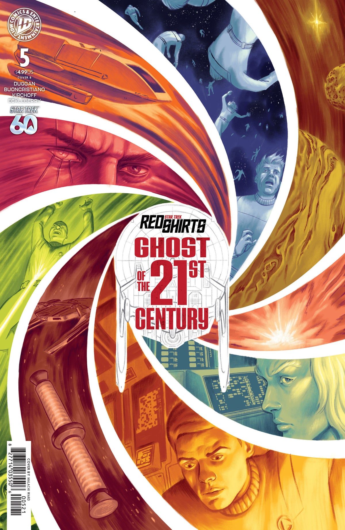 Star Trek: Red Shirts--Ghost of the 21st Century #5 Variant B (Ward) 12/09/2026