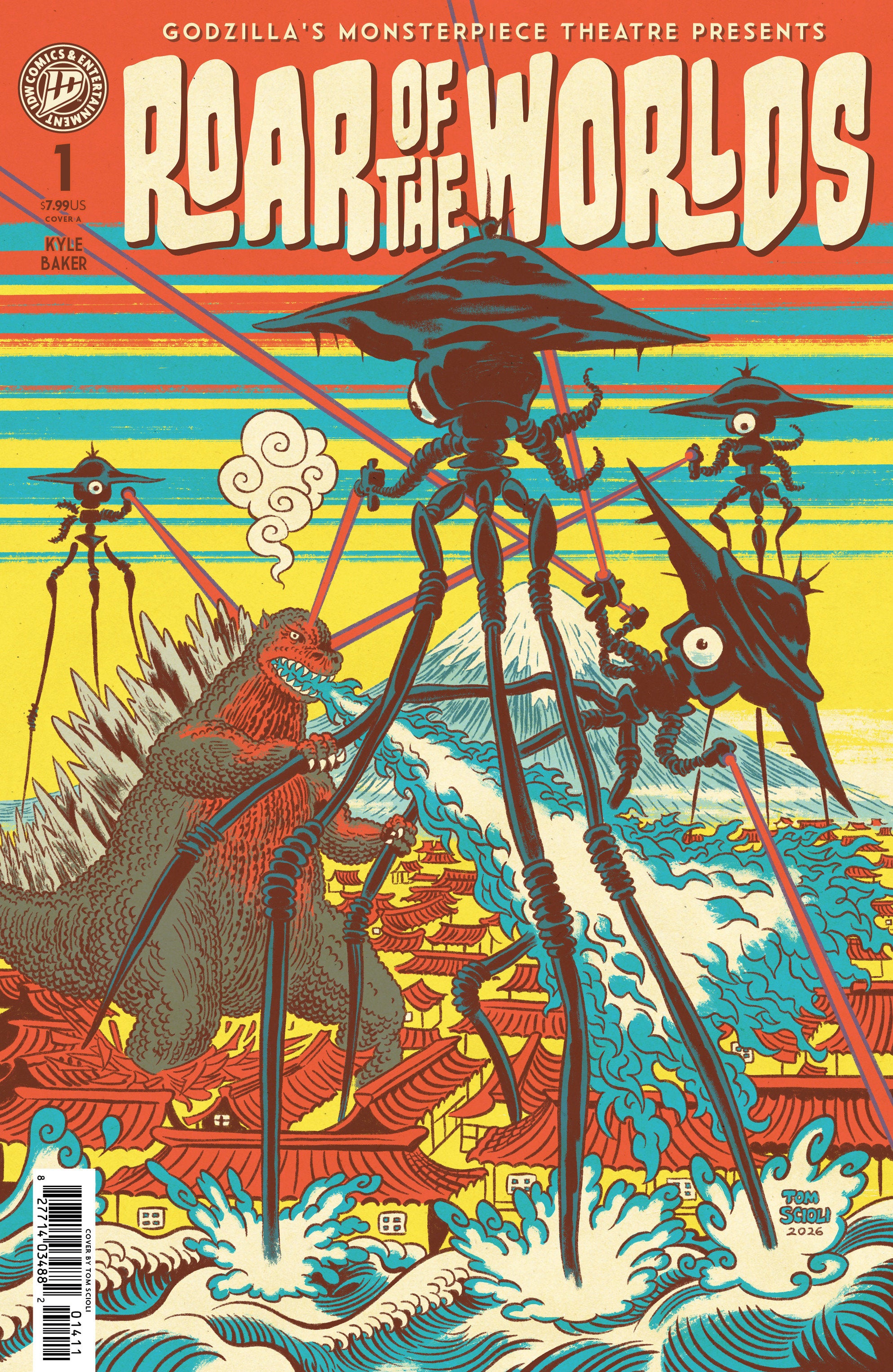 Godzilla's Monsterpiece Theatre Presents: Roar of the Worlds Cover A (Scioli) 08/12/2026