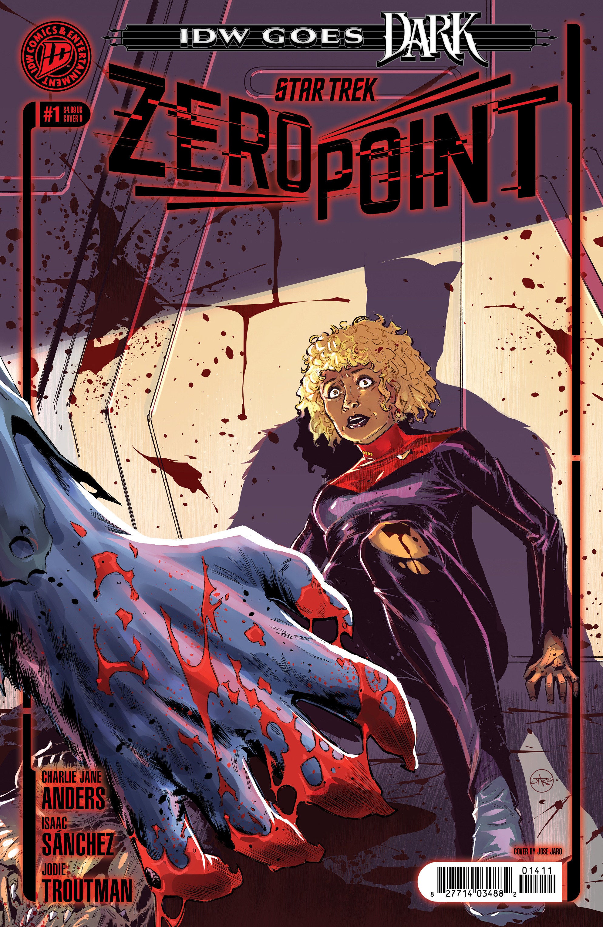 Star Trek: Zero Point #1 Variant D (Jaro IDW Goes Dark Variant) 10/14/2026