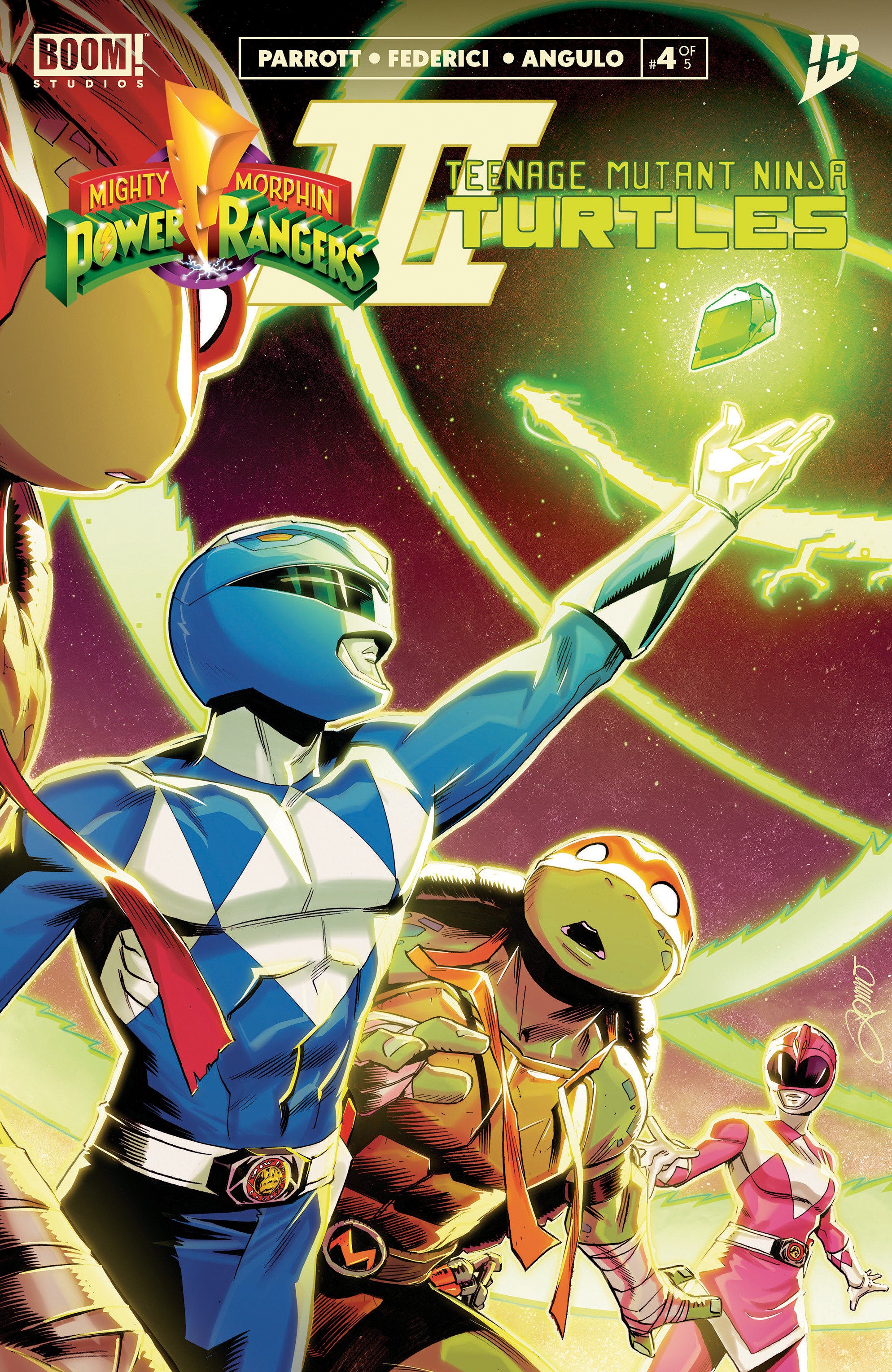 Mighty Morphin Power Rangers/Teenage Mutant Ninja Turtles III #4 A Main (Dressed, Zonno) 01/21/2026