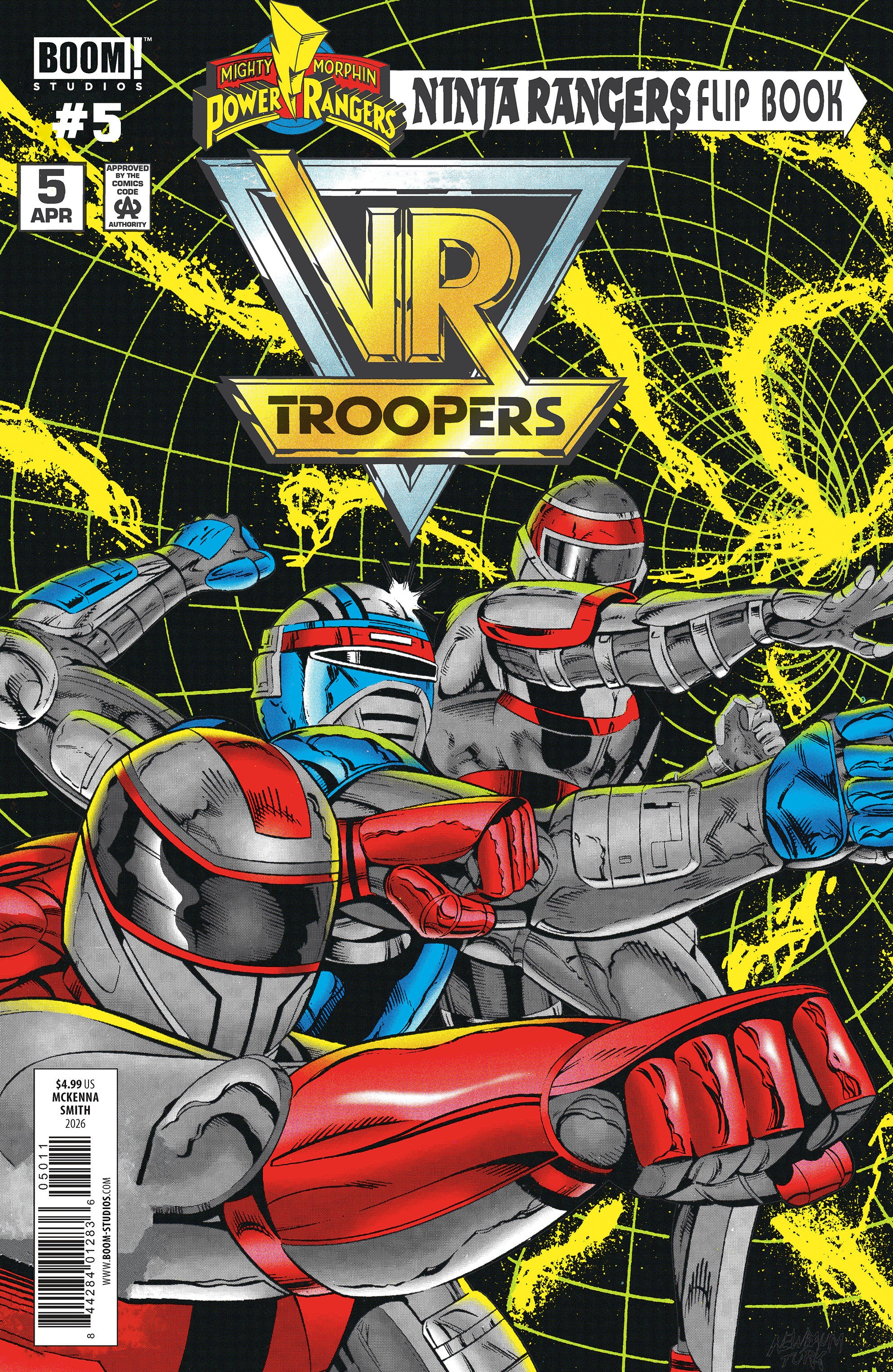 VR Troopers/Power Rangers Flipbook Facsimile Edition #5 A Main (Dressed, Smith & McKenna) 01/21/2026
