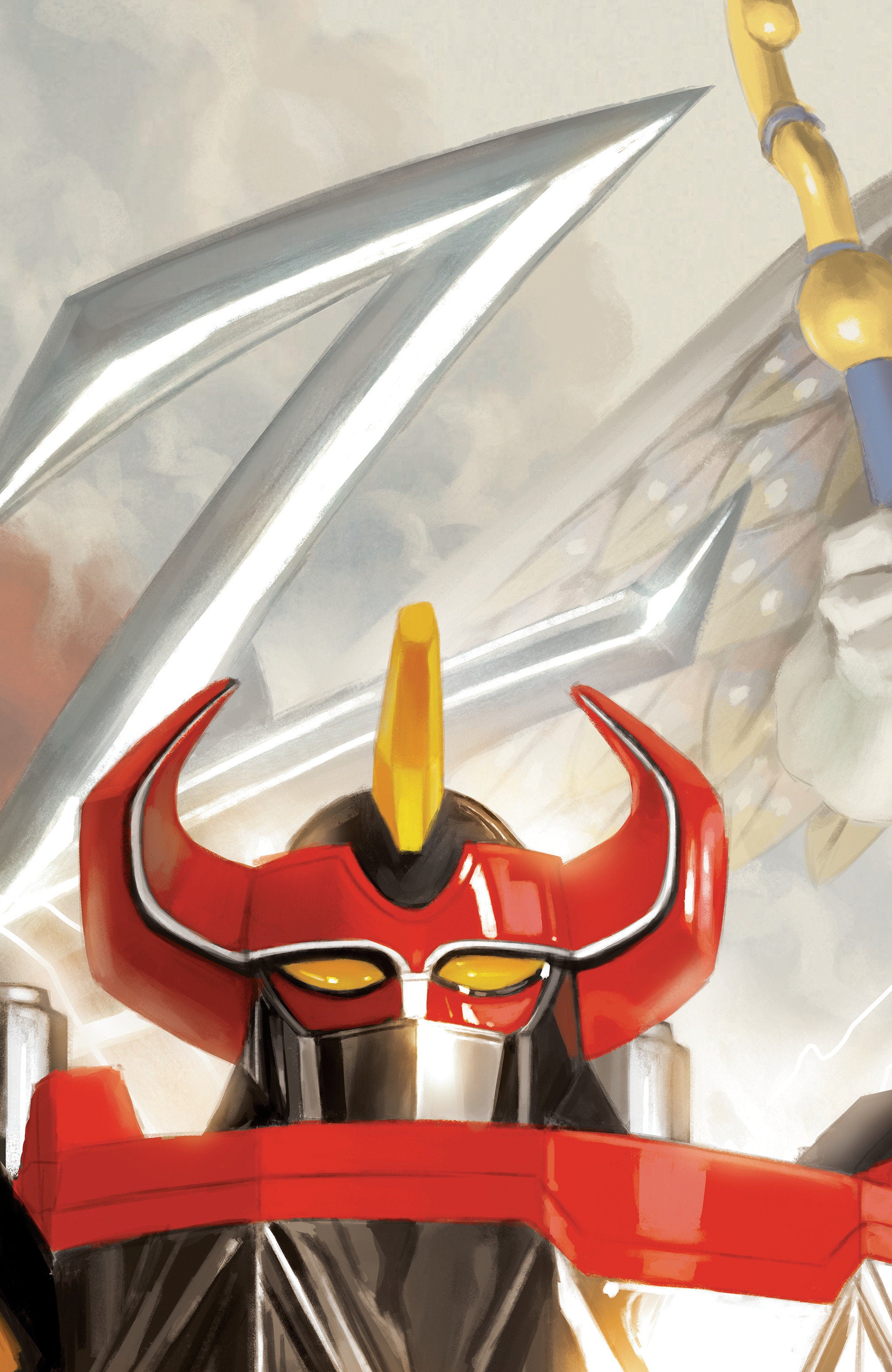 Mighty Morphin Power Rangers (2026) #2 C Megazord Connecting Variant (Full Art, Mercado) 07/15/2026