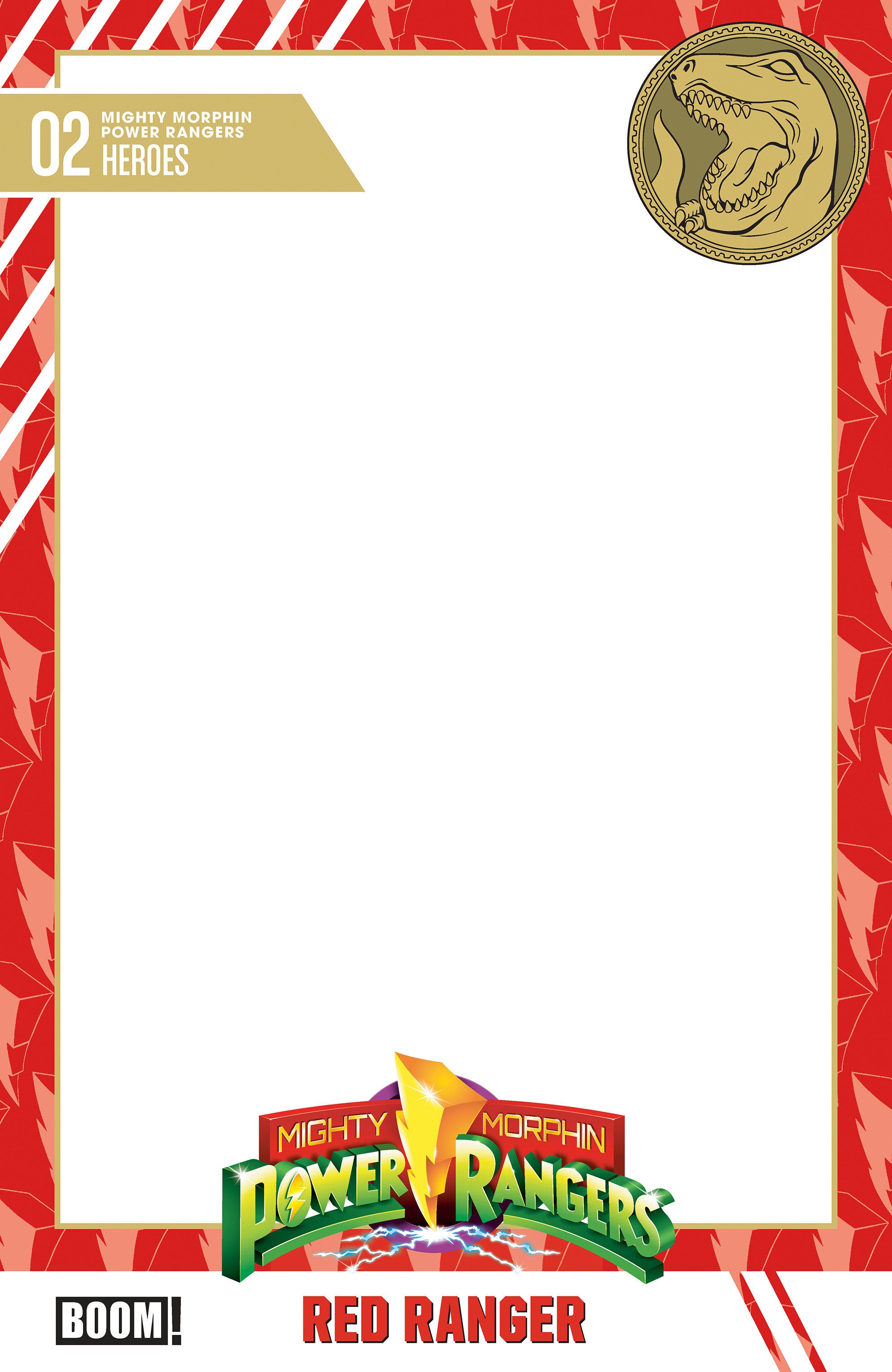 Mighty Morphin Power Rangers (2026) #2 D Trading Card Blank Sketch Variant 07/15/2026