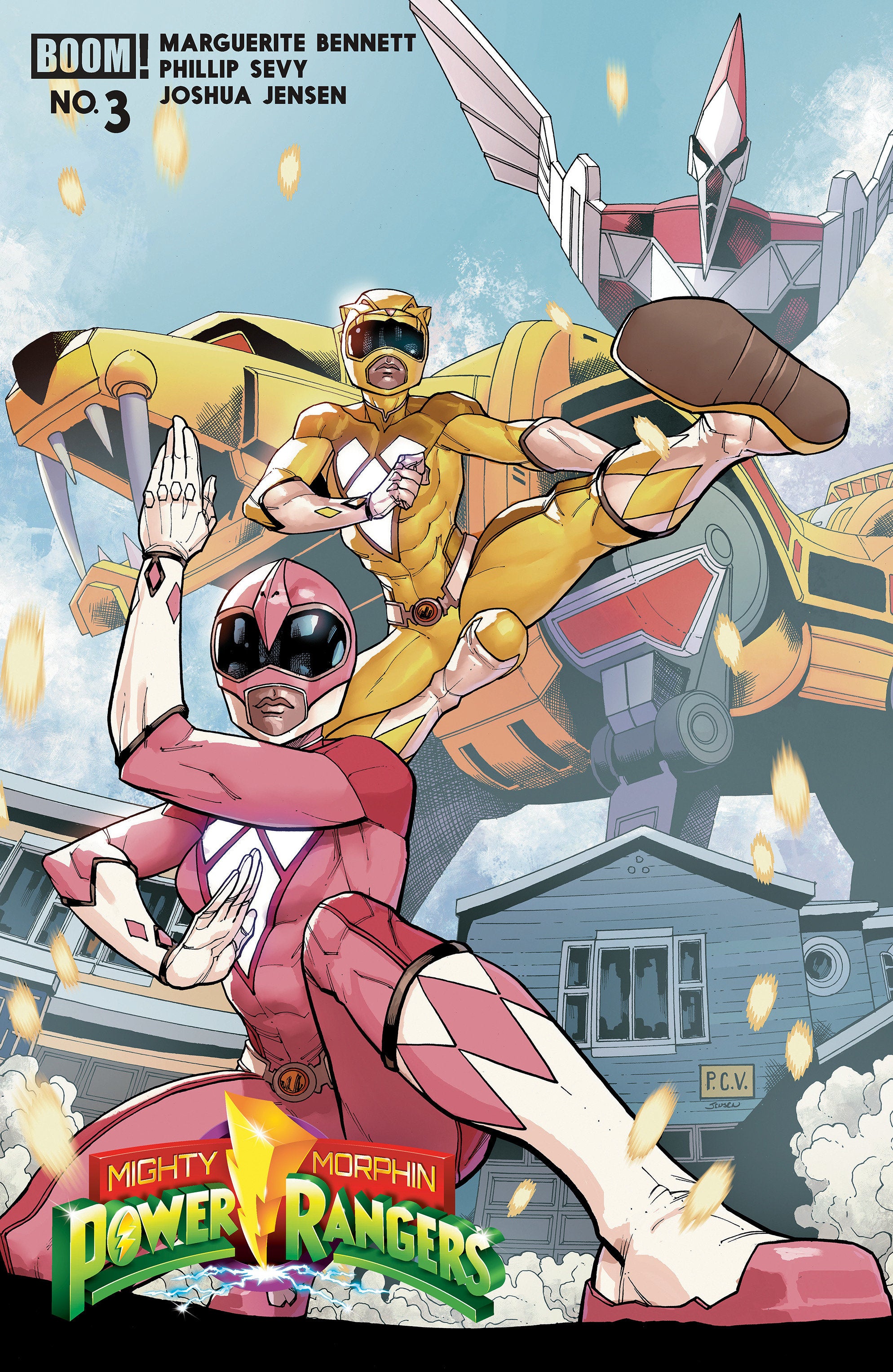 Mighty Morphin Power Rangers (2026) #3 B Variant (Dressed, Sevy) 08/26/2026
