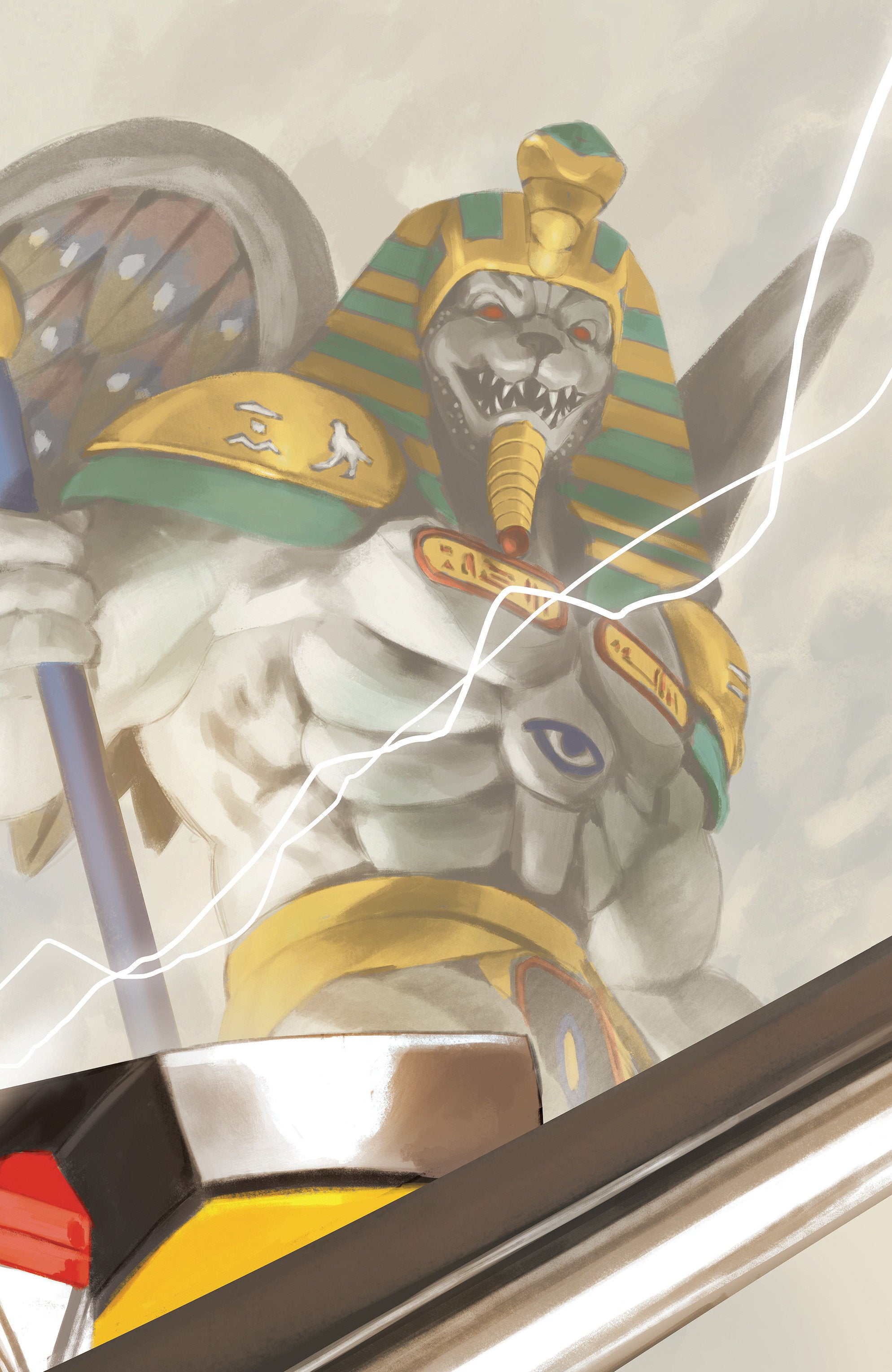 Mighty Morphin Power Rangers (2026) #3 C Megazord Card Stock Connecting Variant (Full Art, Mercado) 08/26/2026