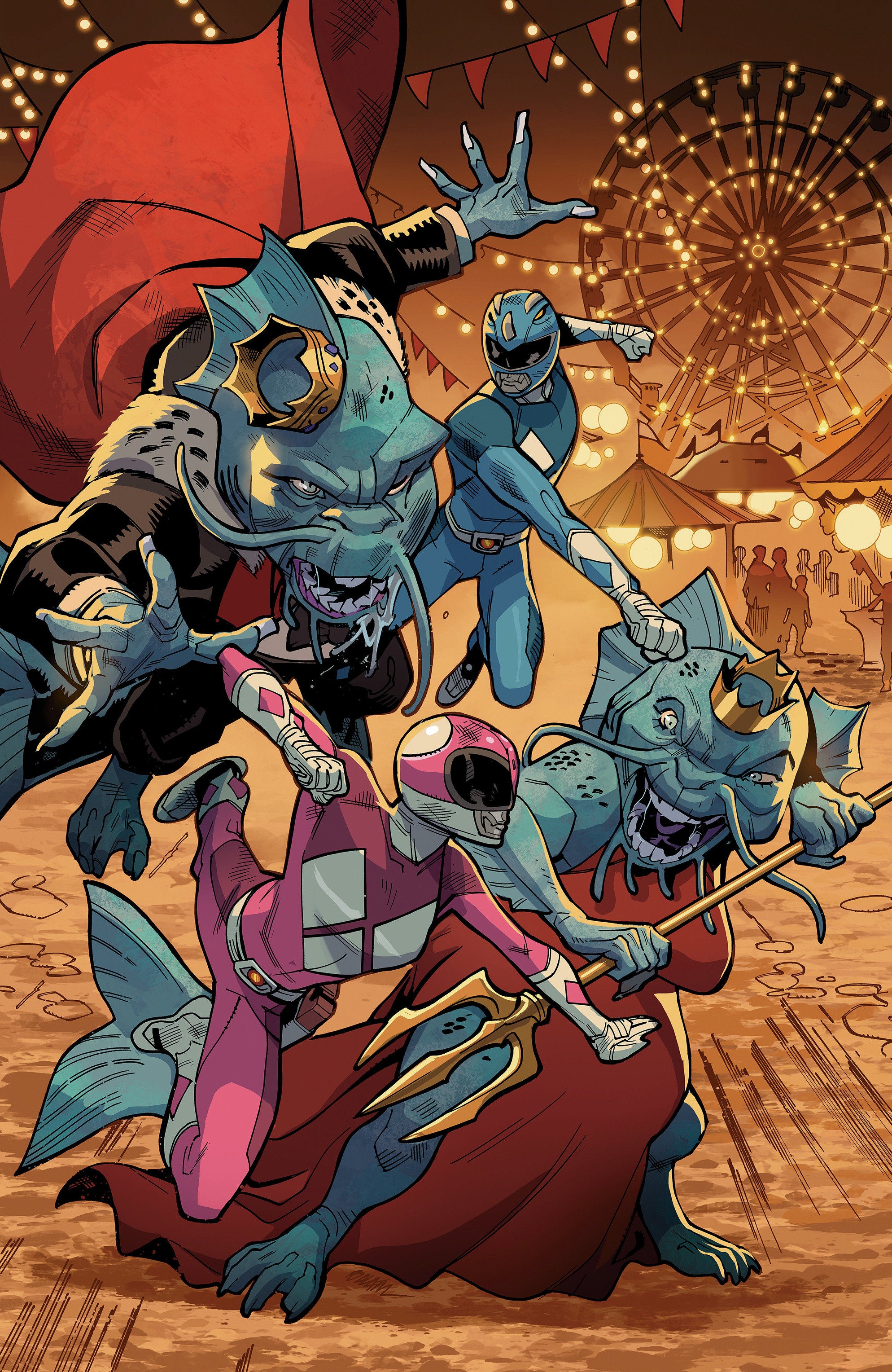 Mighty Morphin Power Rangers (2026) #4 E Foil Variant (Full Art, Foil, Bal√°m) 09/30/2026