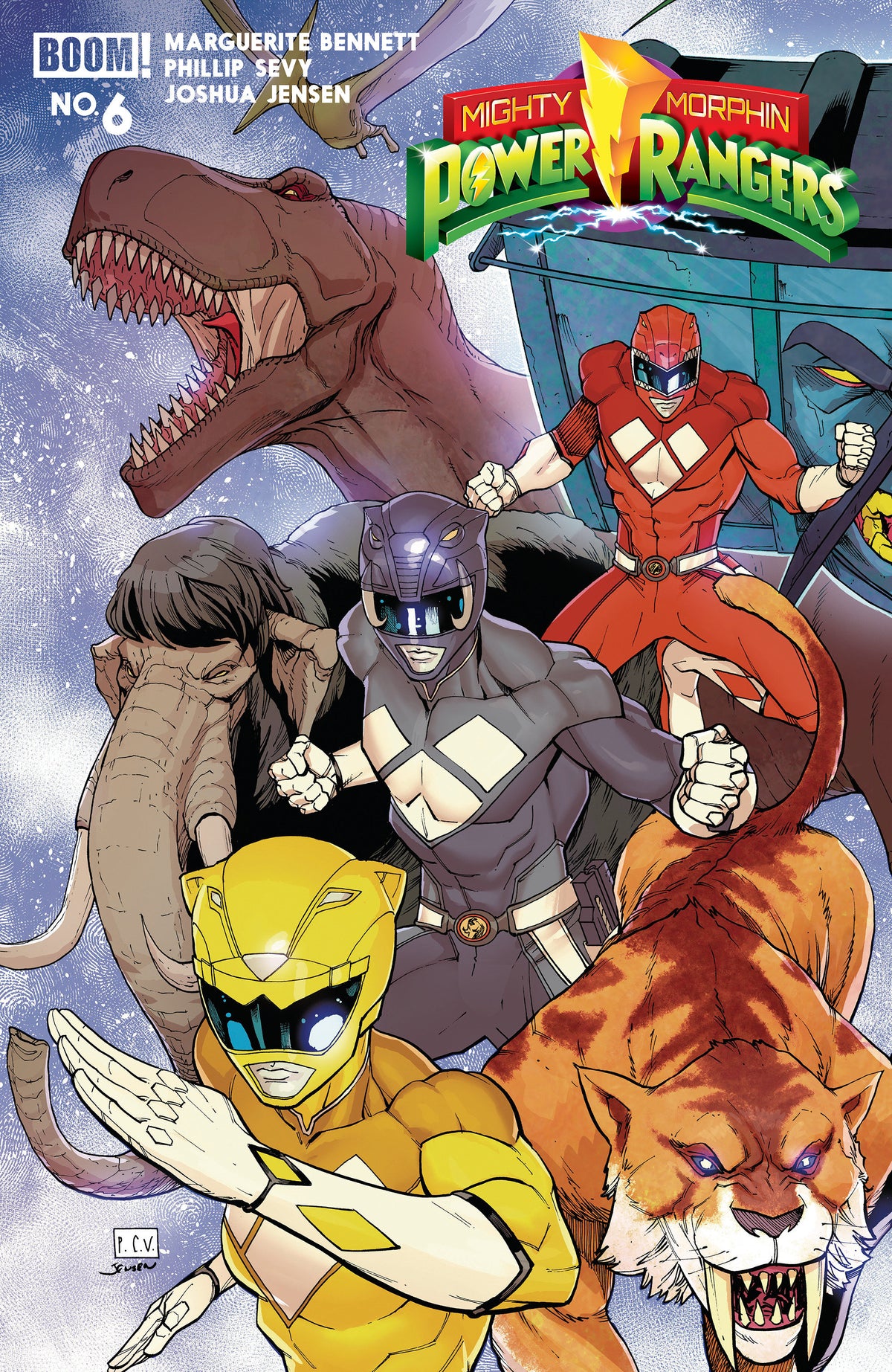 Mighty Morphin Power Rangers (2026) #6 B Variant (Dressed, Sevy) 11/25/2026