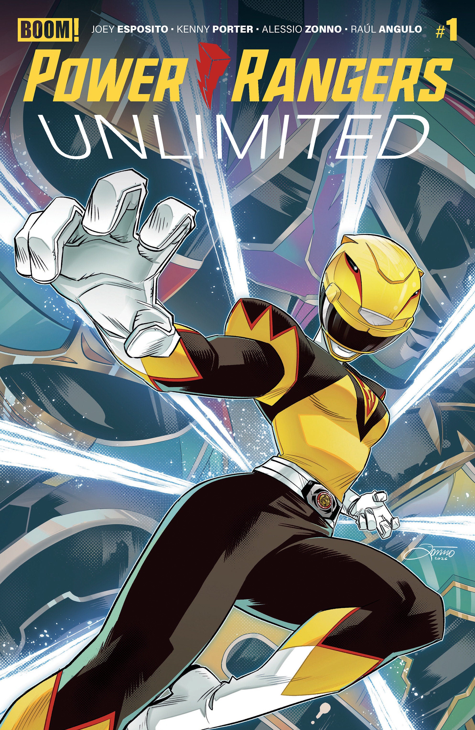 Power Rangers Unlimited #1 ZB 2nd Printing (Dressed, Zonno) 08/12/2026