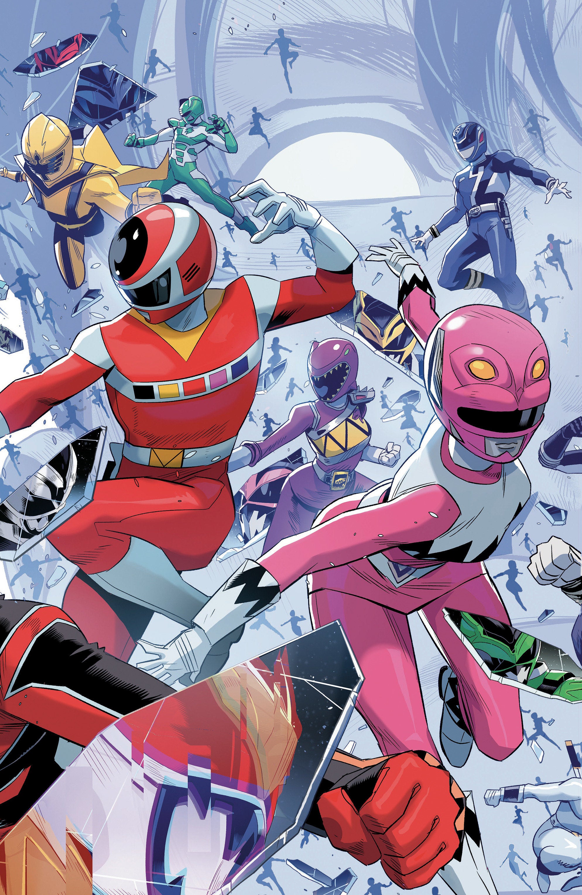Power Rangers Unlimited #2 C Every Ranger Ever Card Stock Connecting Variant (Full Art, Zonno) 08/12/2026