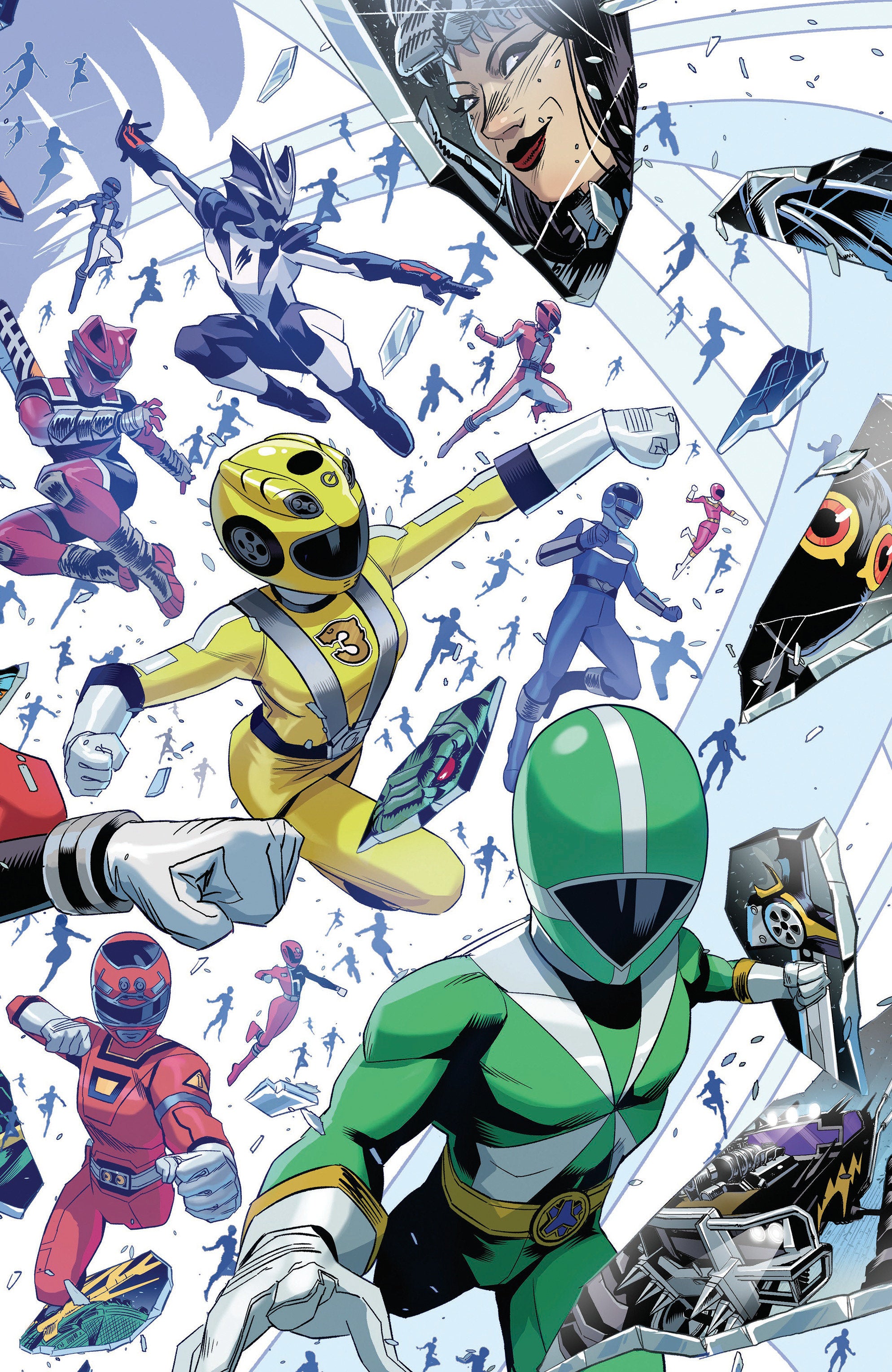 Power Rangers Unlimited #4 C Every Ranger Ever Card Stock Connecting Variant (Full Art, Zonno) 10/14/2026