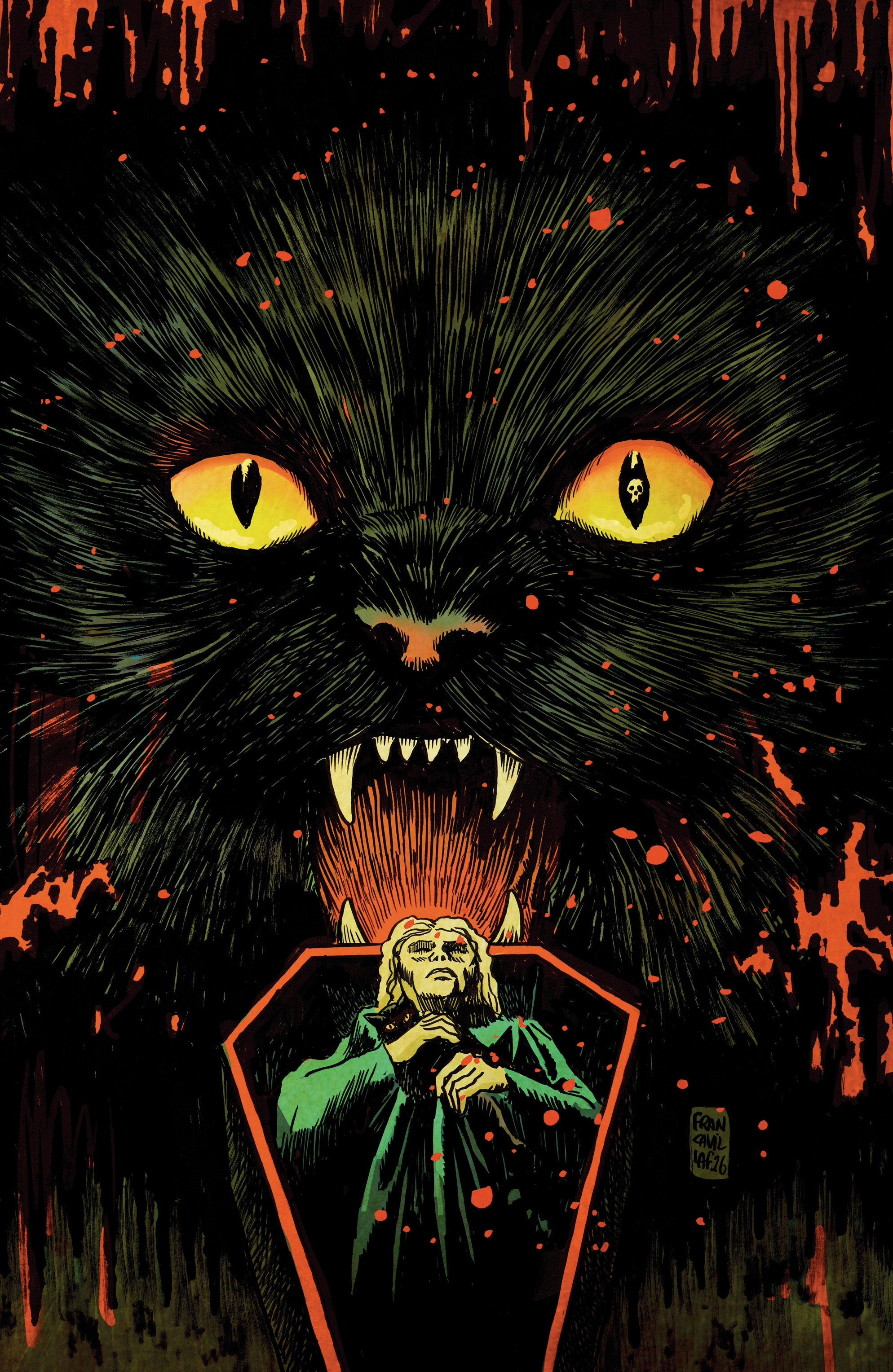 Stuff of Nightmares: The Cat in the Coffin #1 D Glow in the Dark Variant (Full Art, Francavilla) 08/26/2026
