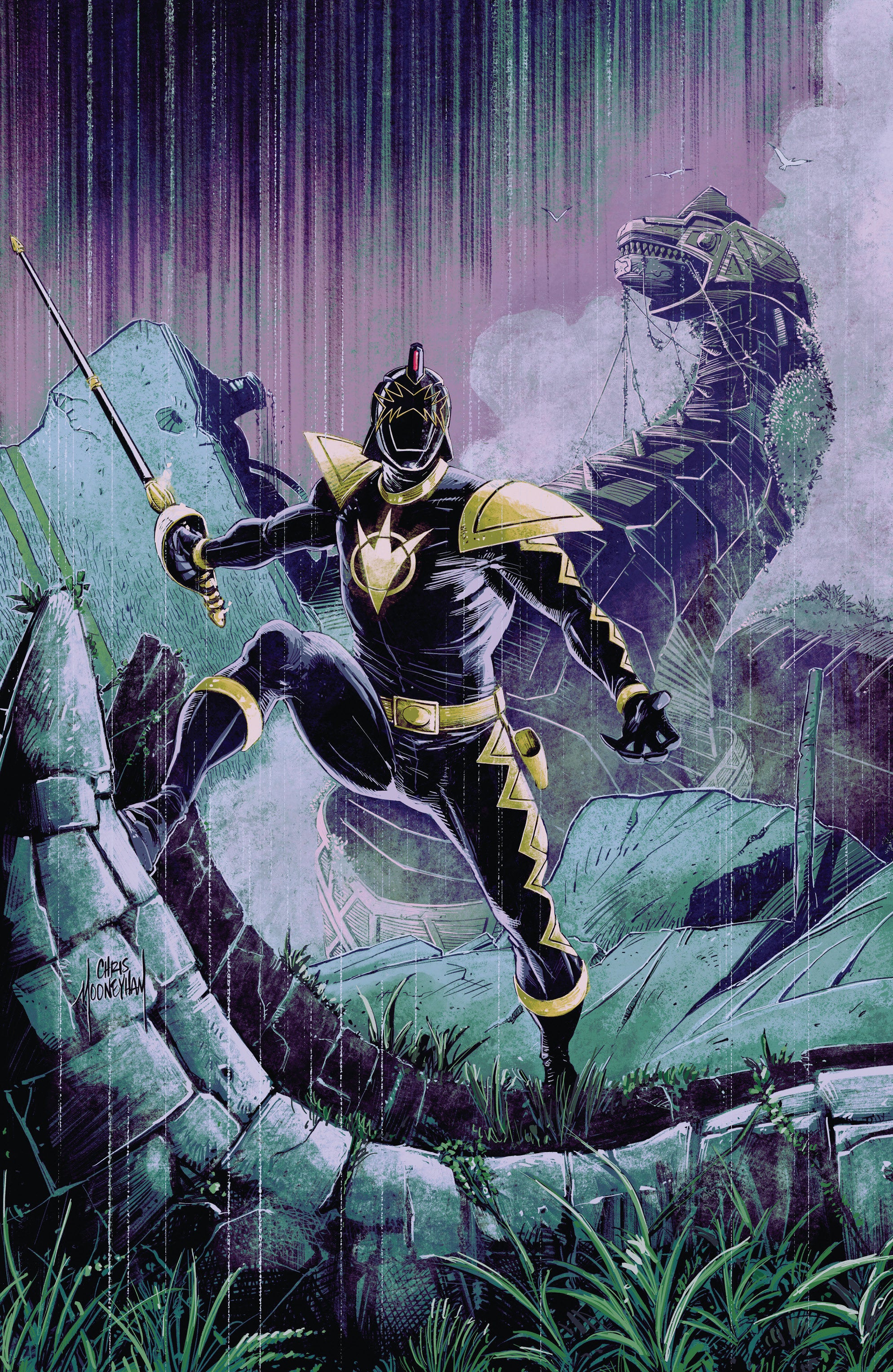 Power Rangers Green #1 C Tommy Oliver Card Stock Connecting Variant (Dressed, Mooneyham) 08/05/2026