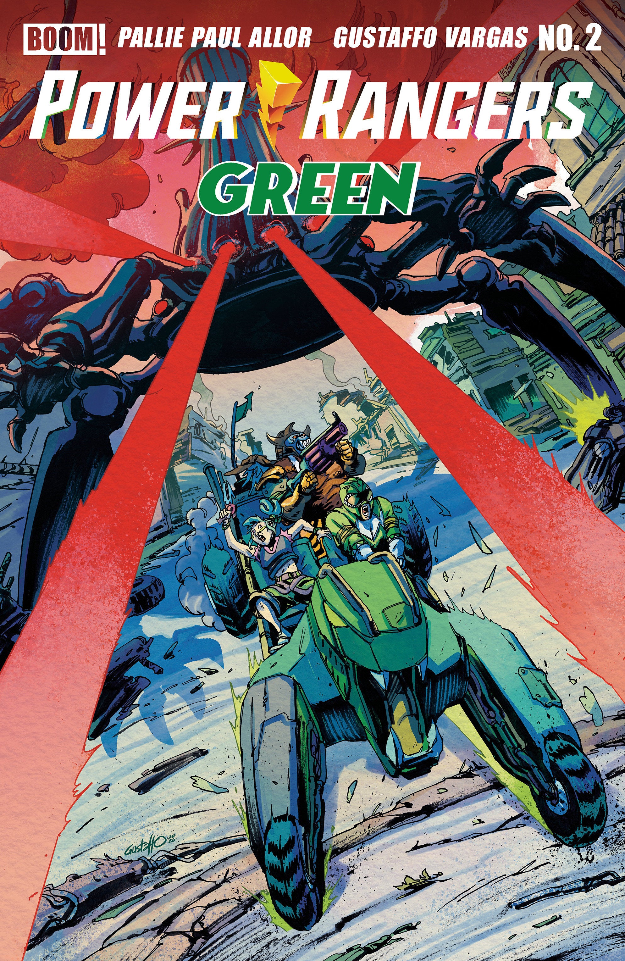 Power Rangers Green #2 B Variant (Dressed, Vargas) 09/23/2026