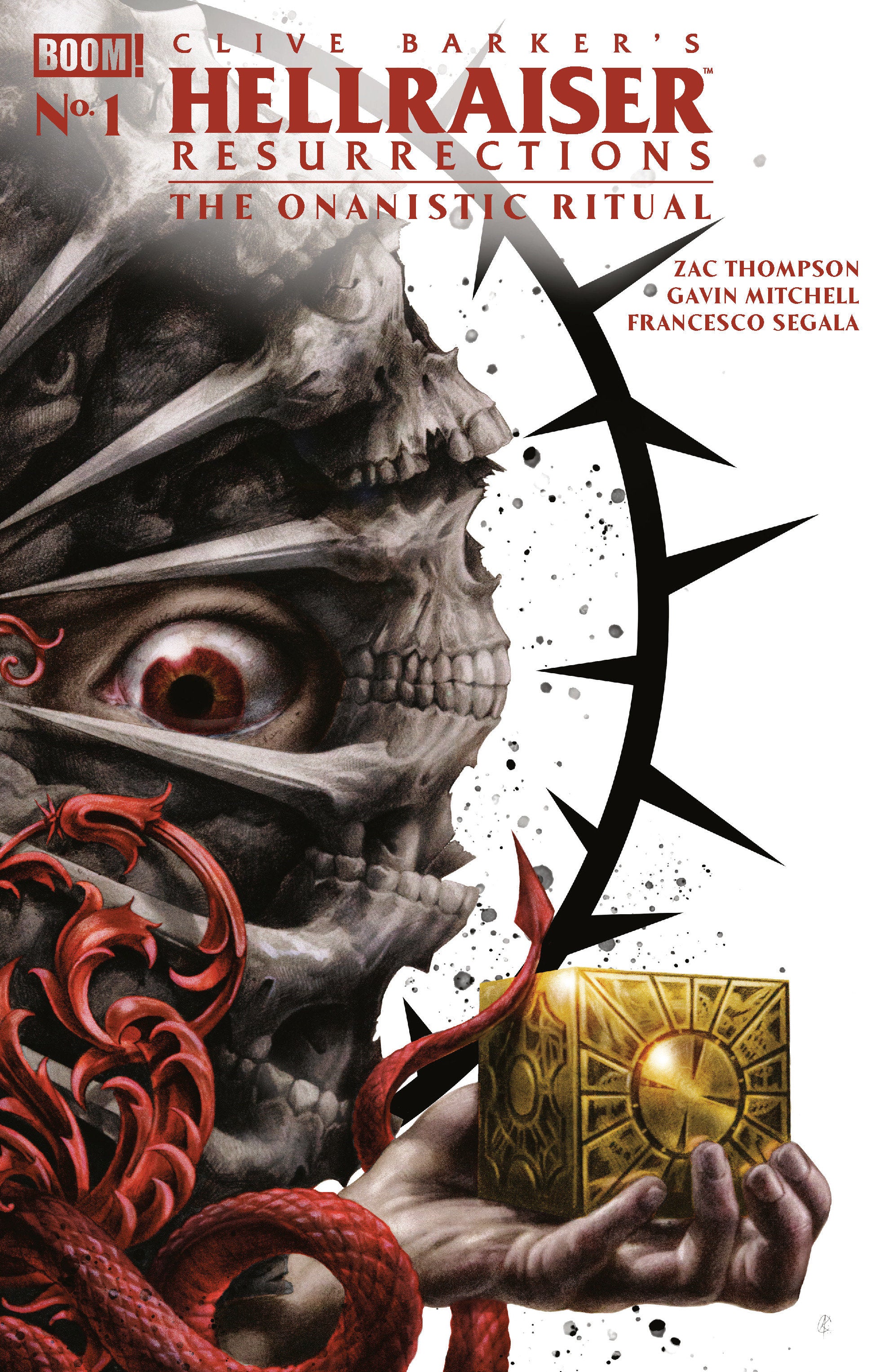 Hellraiser: Resurrections - The Onanistic Ritual #1 G FOC Reveal Variant (Dressed, Currey) 09/09/2026