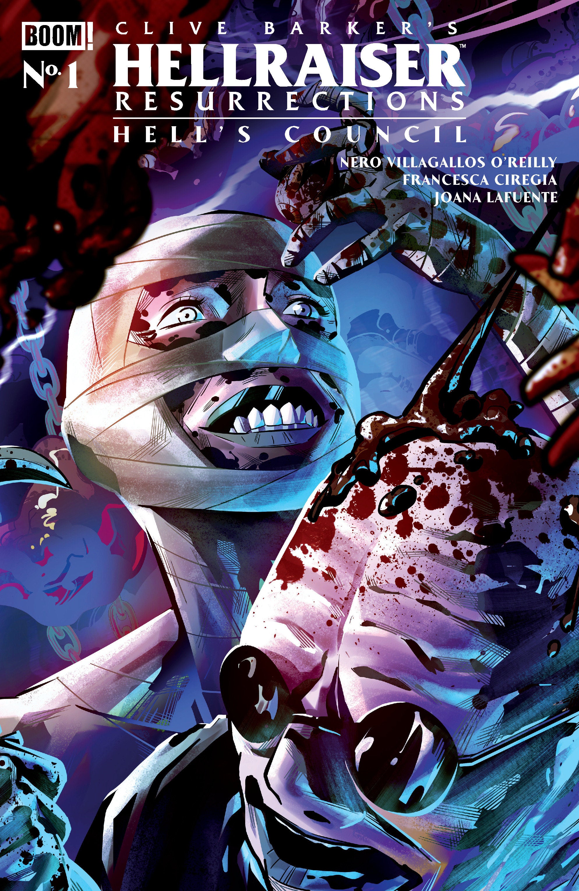 Hellraiser: Resurrections - Hell's Council #1 B Variant (Dressed, Sabbatini) 09/23/2026