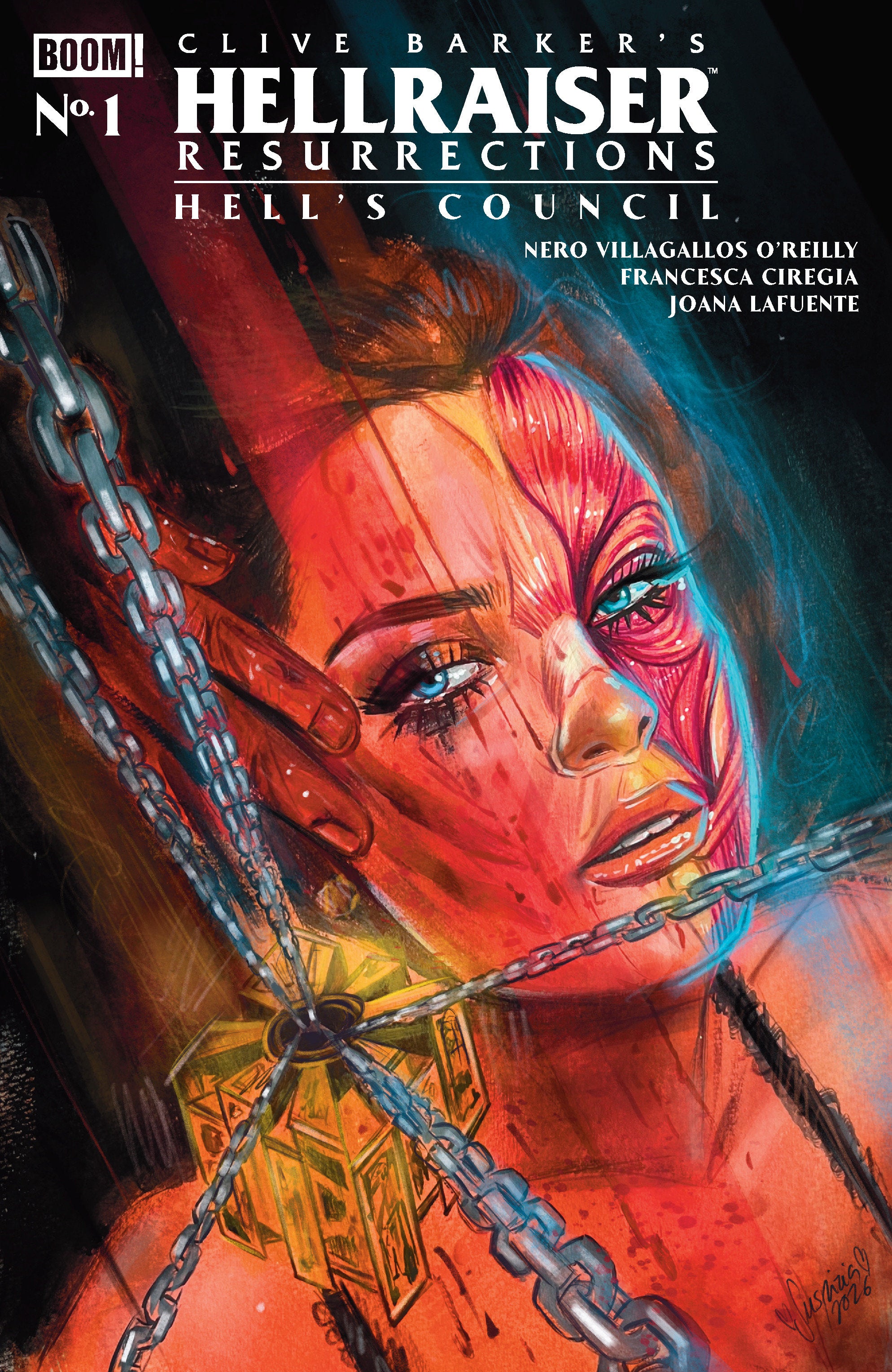 Hellraiser: Resurrections - Hell's Council #1 G FOC Reveal Variant (Dressed, Vilchez) 09/23/2026