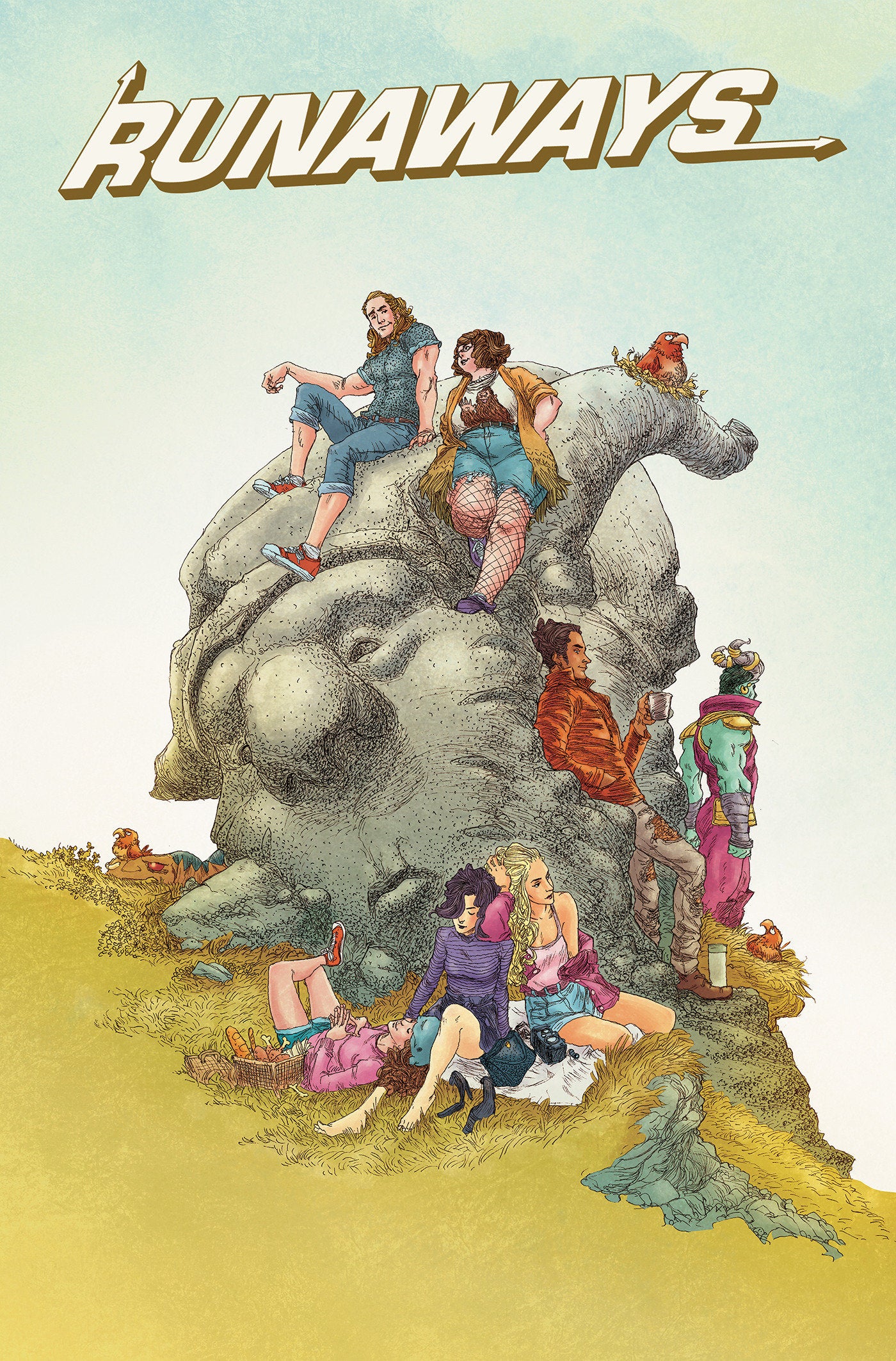 Runaways By Rainbow Rowell Omnibus Adrian Alphona Cover [DM Only] 01/12/2027
