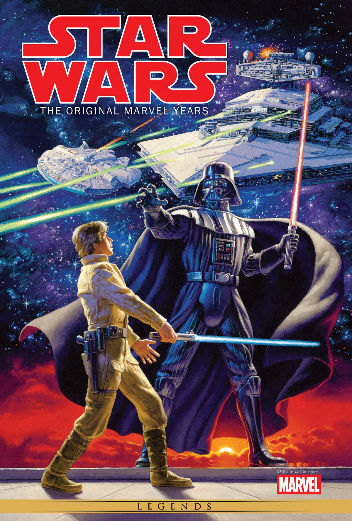 Star Wars: The Original Marvel Years Omnibus Vol. 1 Greg Hildebrandt Cover [New Printing, DM Only] 03/16/2027