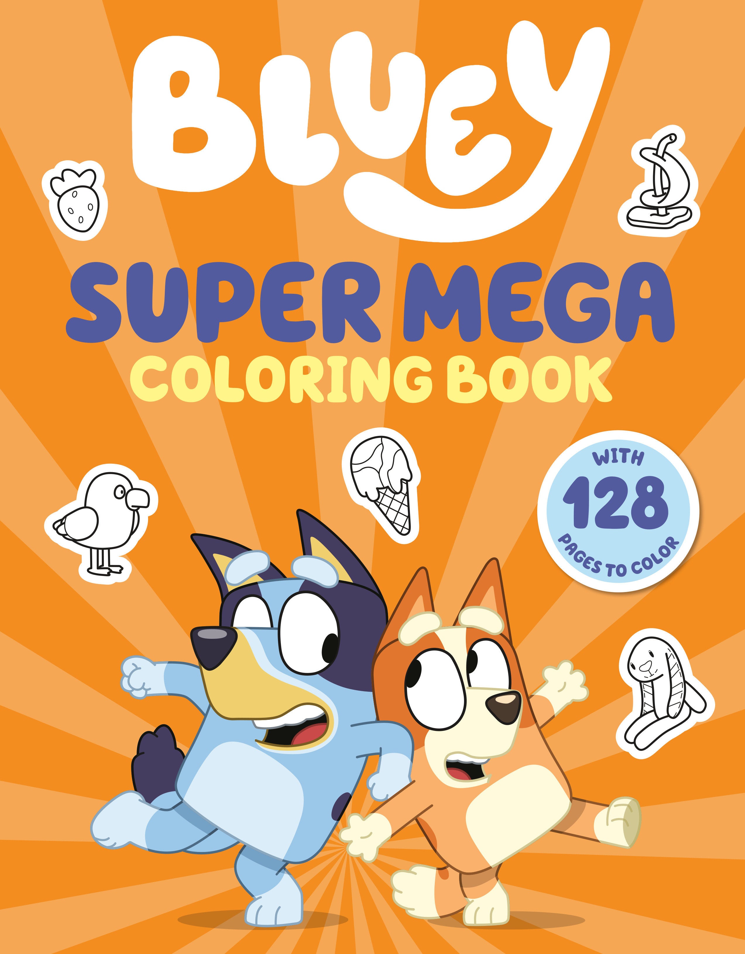Bluey: Super Mega Coloring Book 09/30/2025