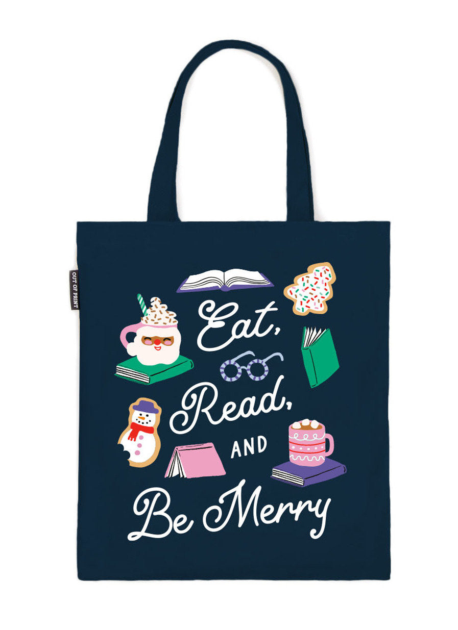 Eat, Read, & Be Merry Tote Bag 09/23/2025
