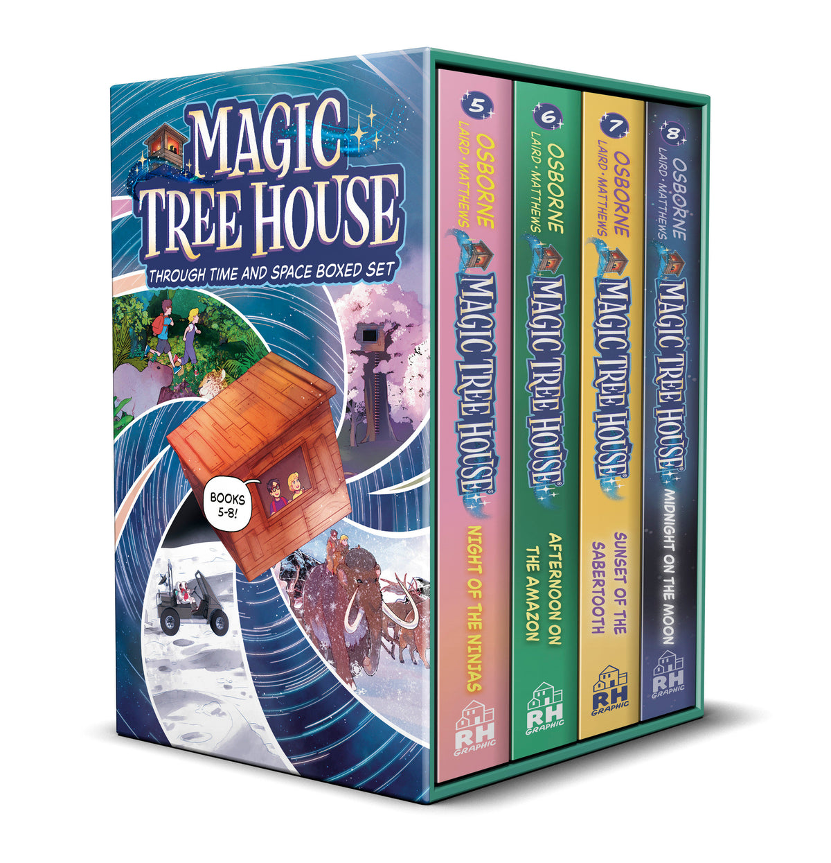 Magic Tree House Through Time and Space Boxed Set: Graphic Novels 5-8 10/27/2026