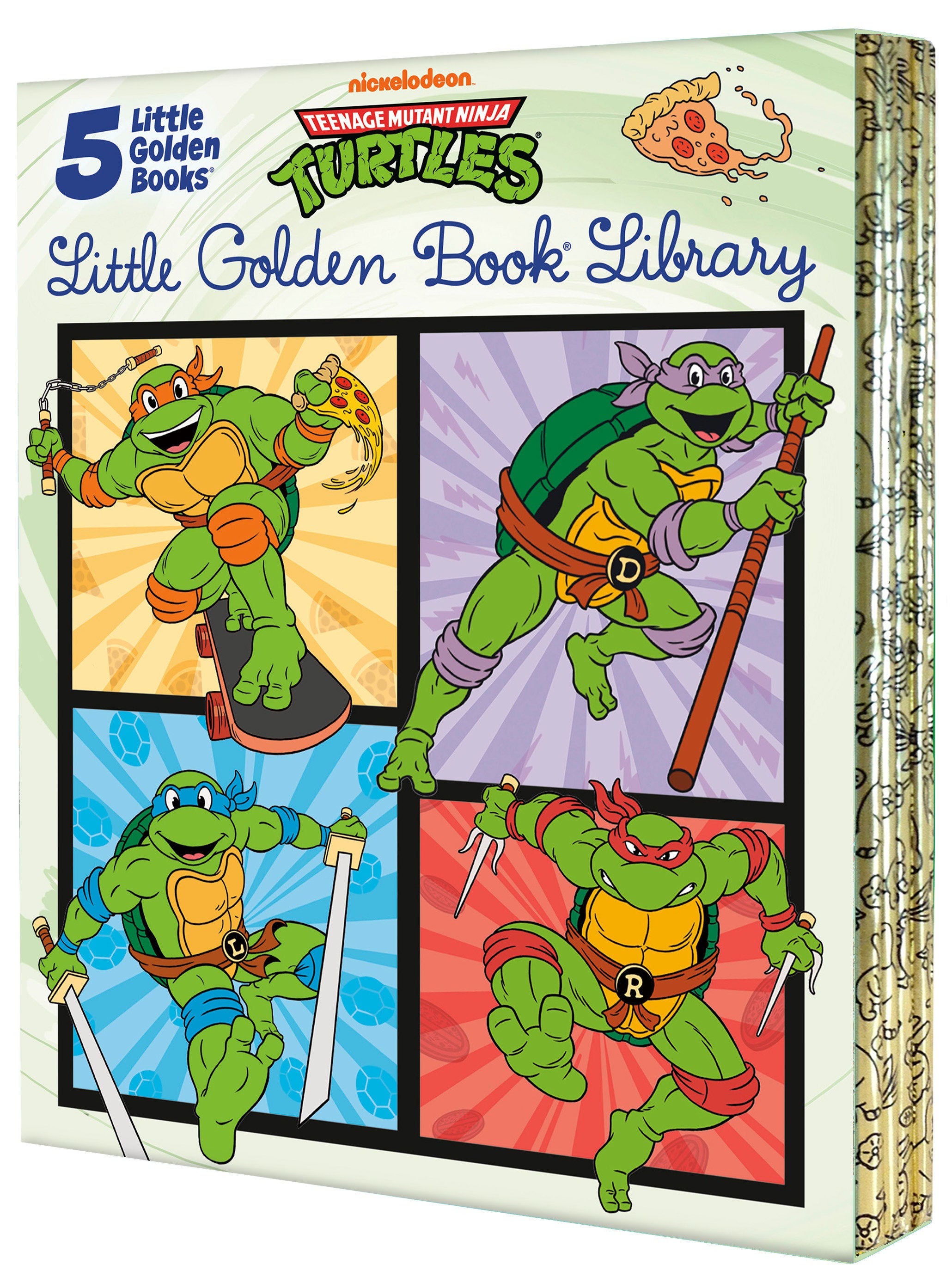 Teenage Mutant Ninja Turtles Little Golden Book Library 09/22/2026