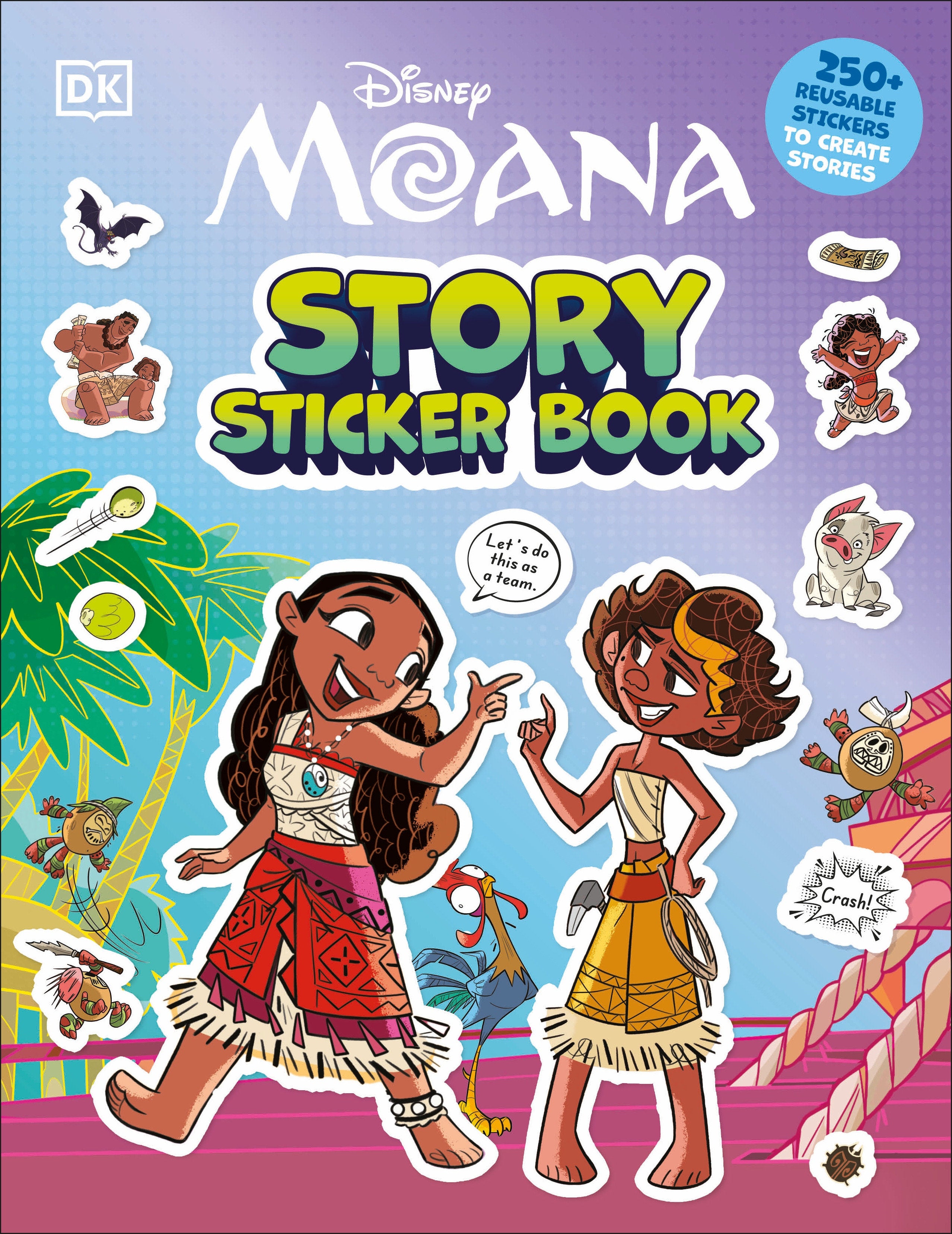Disney Moana Story Sticker Book 09/01/2026