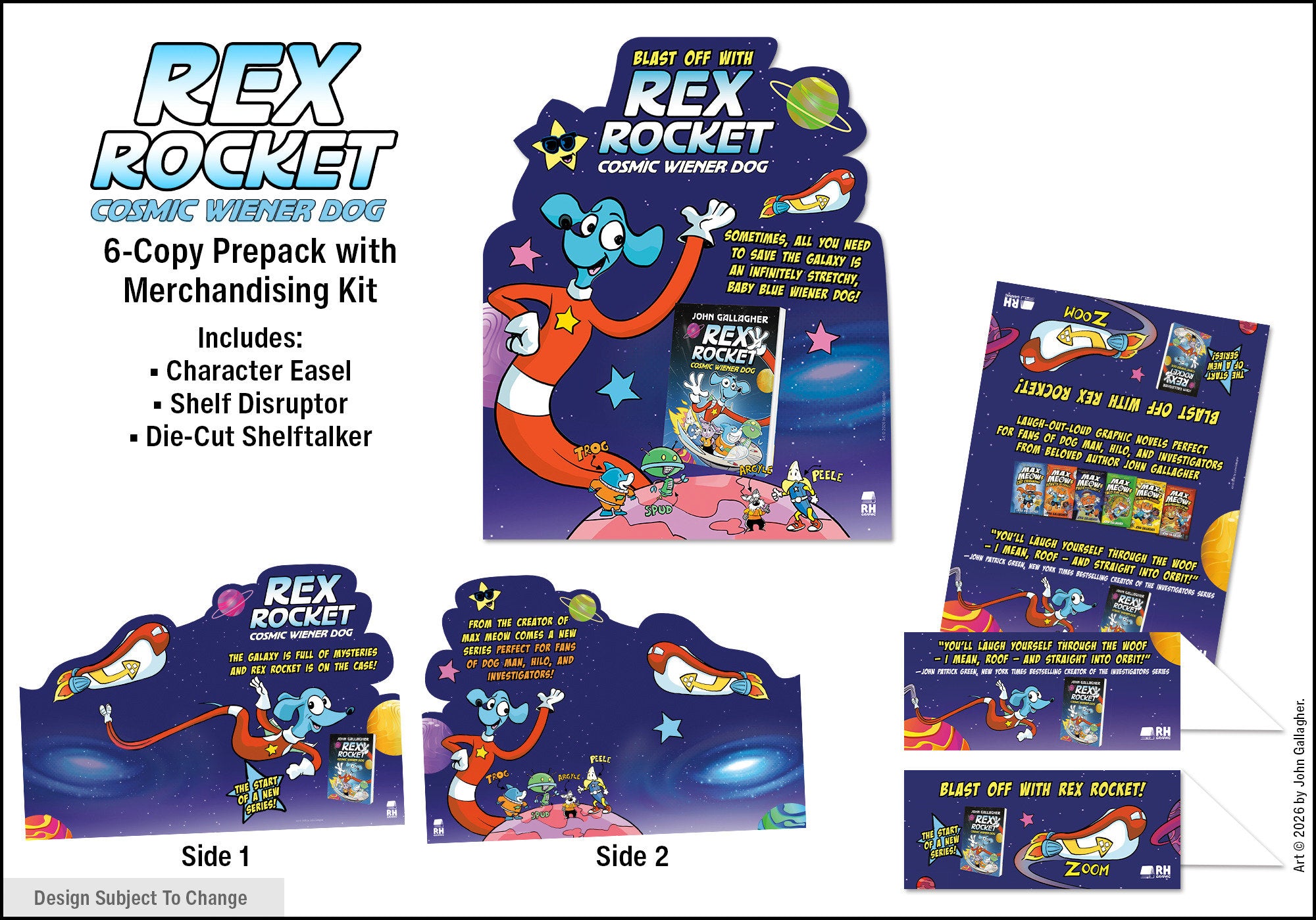 Rex Rocket: Cosmic Wiener Dog 6-Copy Prepack with Merchandising Kit 08/04/2026