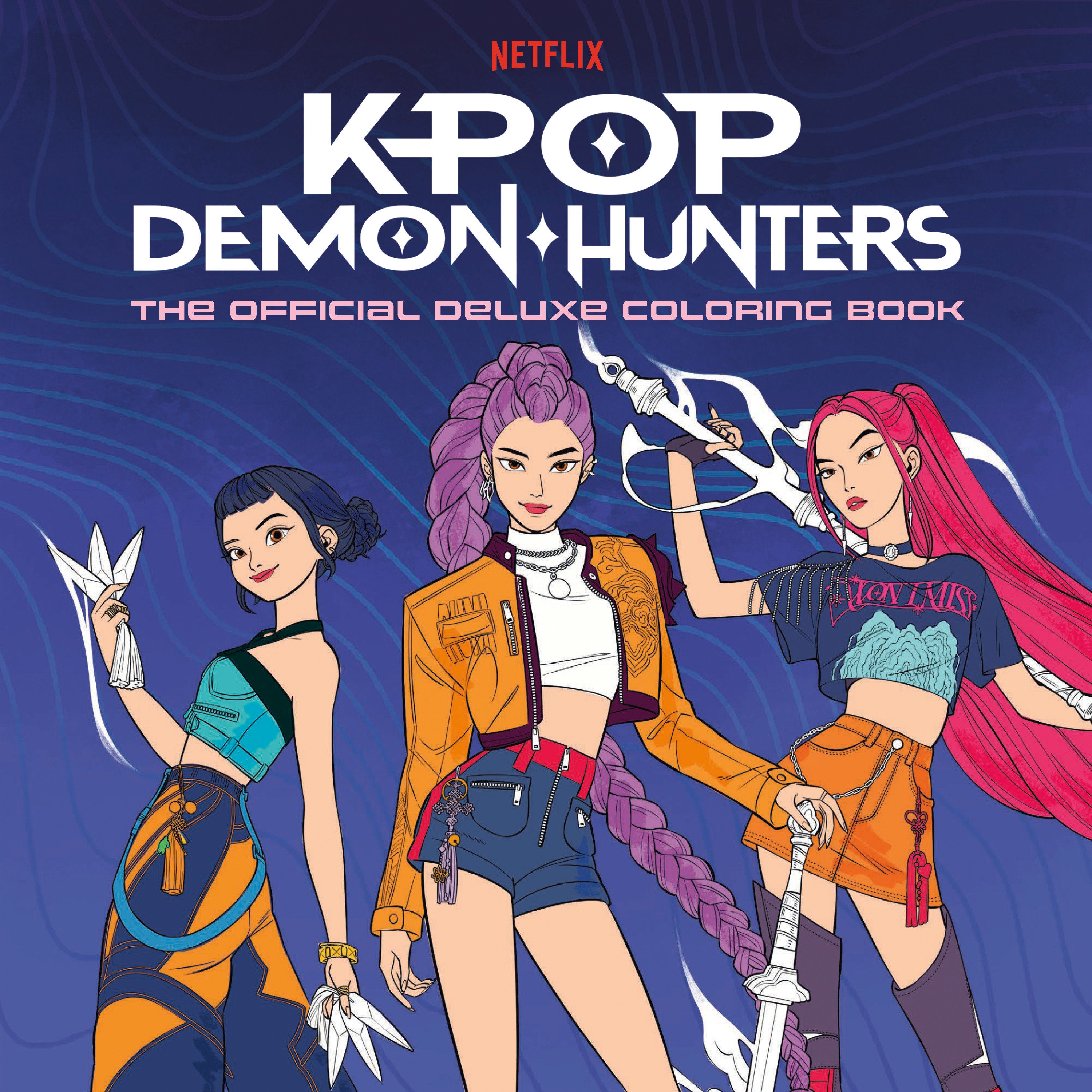 KPop Demon Hunters: The Official Deluxe Coloring Book 07/14/2026