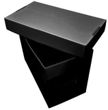 Corrugated Plastic Comic Short Box - Black & White