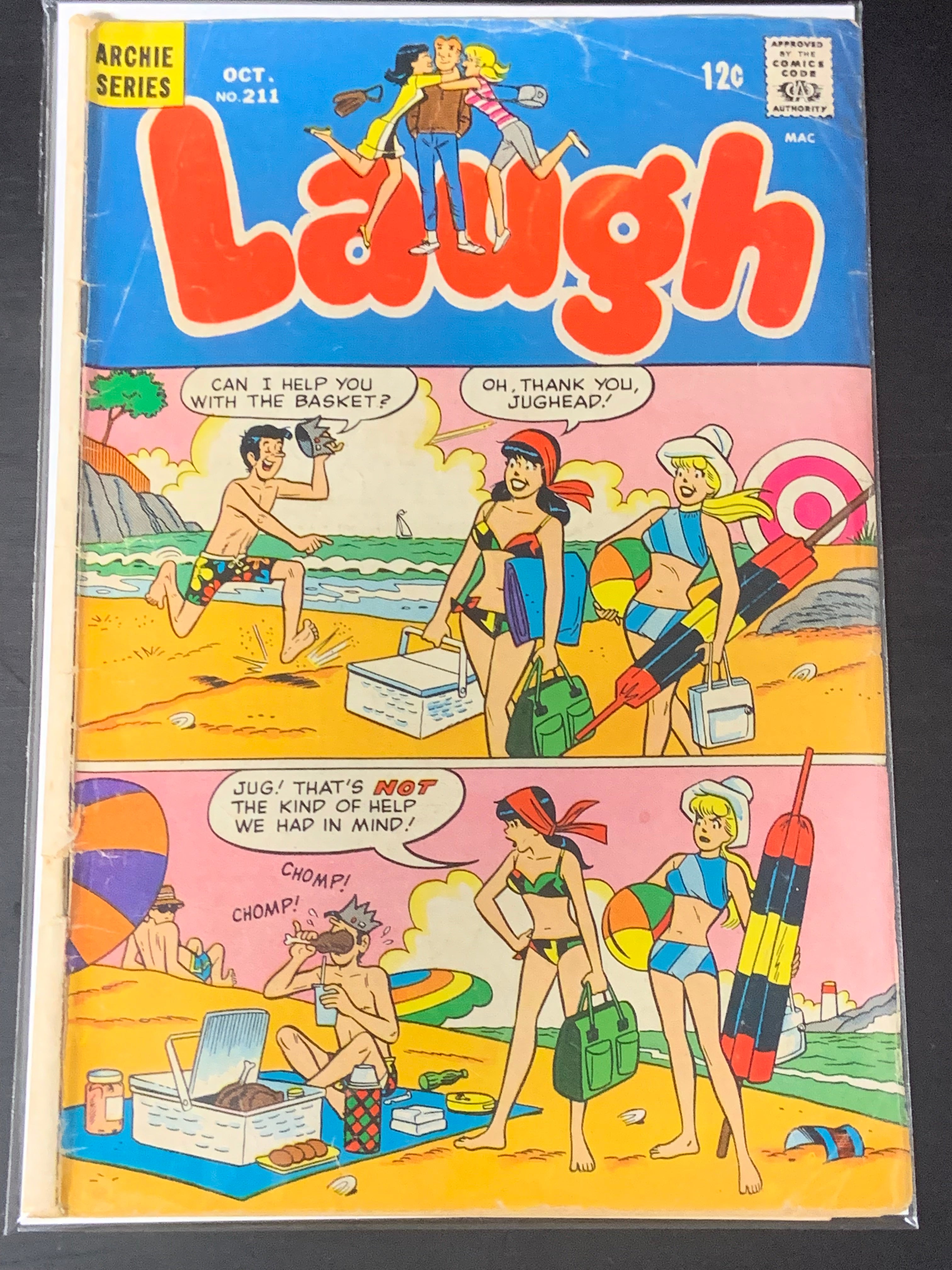 Laugh 211 Archie 1968 Silver Age