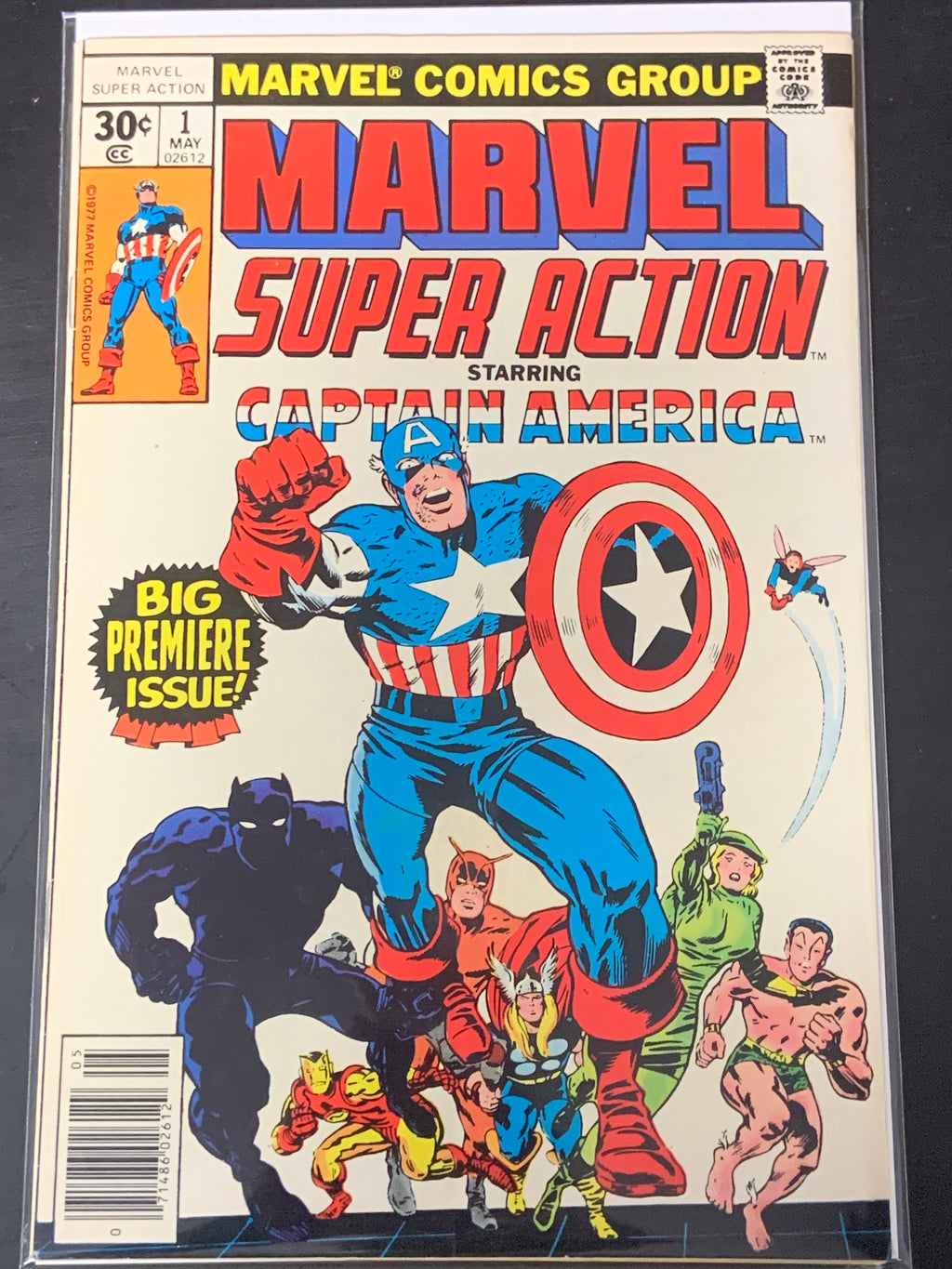 Marvel Reprint Marvel Super Action 1 1977 1st Reprint of C.A #100