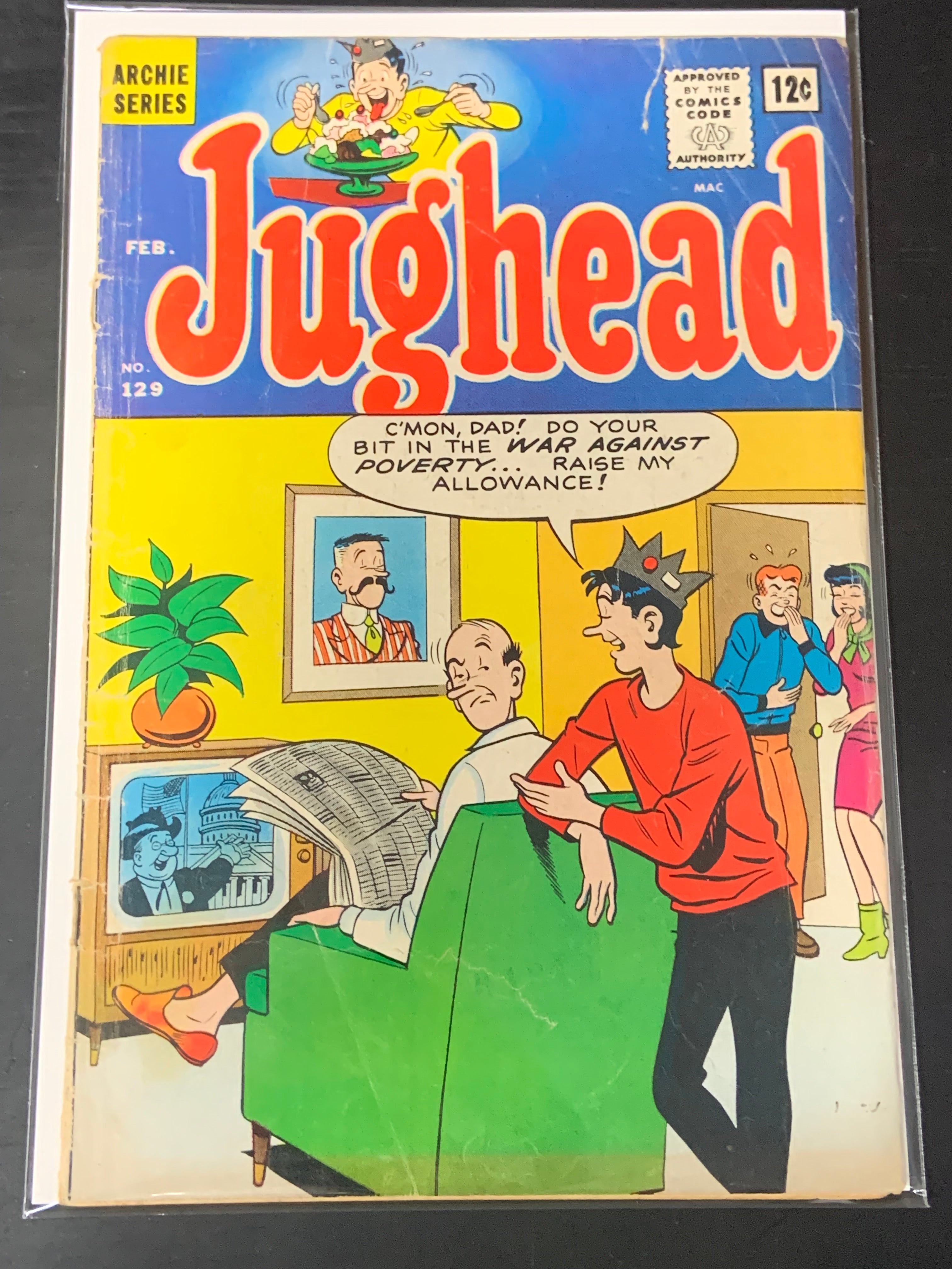 Jughead 129 Archie Comics 166 Silver Age