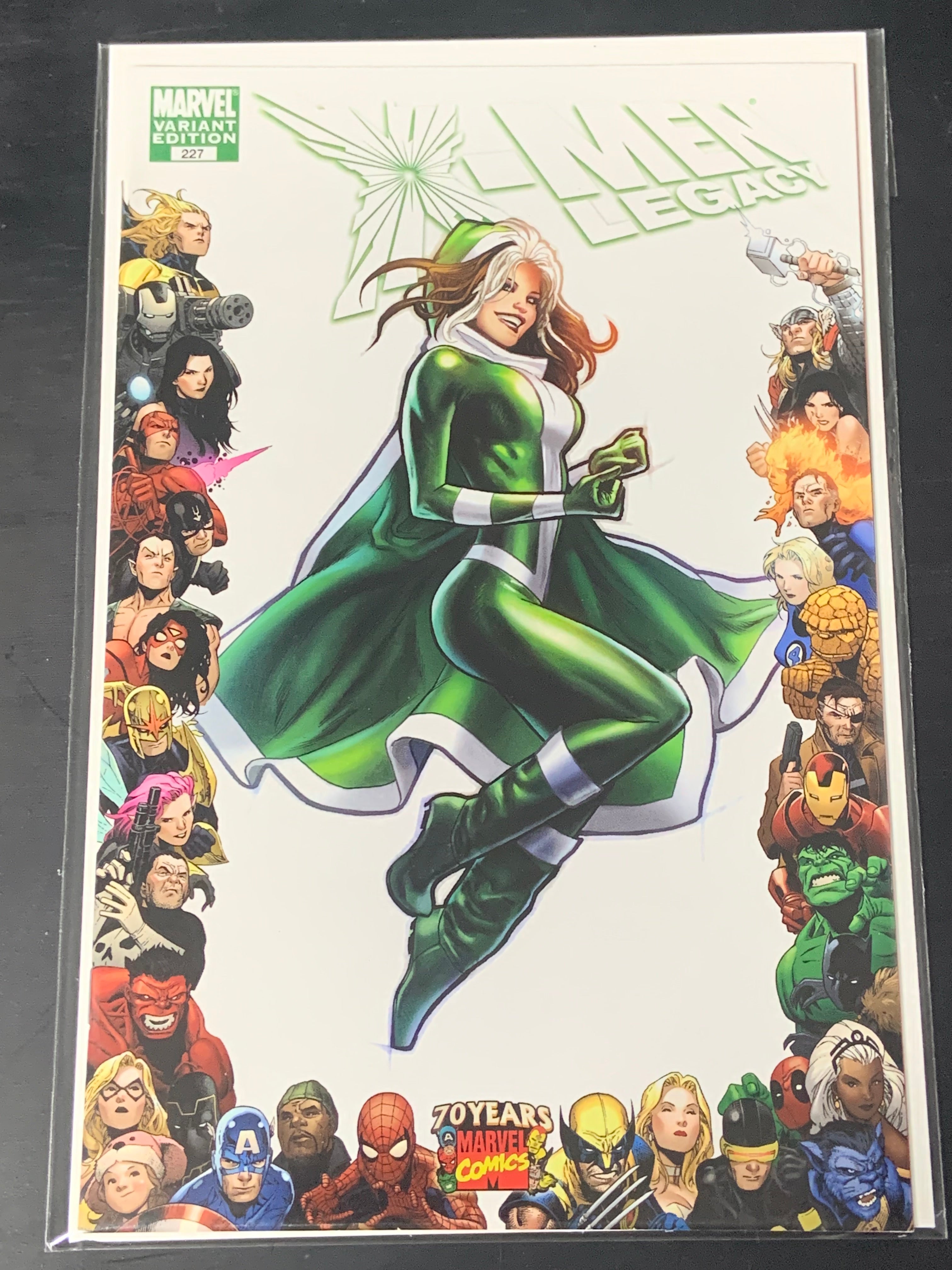X-Men Legacy 227 Marvel 2009 Greg Land 1:10 70th Anniversary Variant
