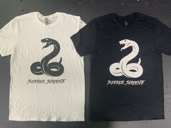 Superior Serpents Black & White T-Shirts
