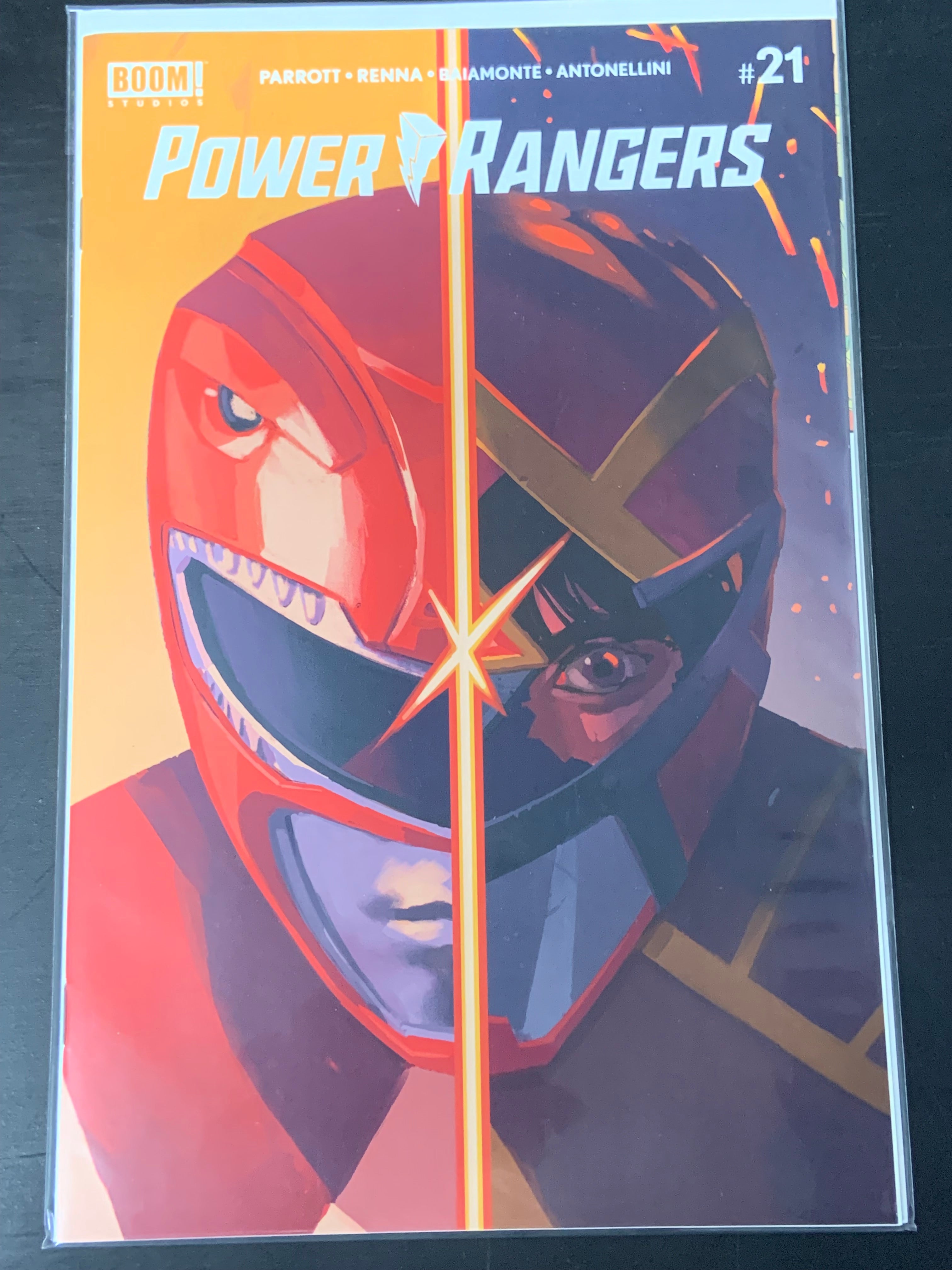 Power Rangers 21 Boom! Studios 2022 Cover F 1st Cameo App of The Death Ranger