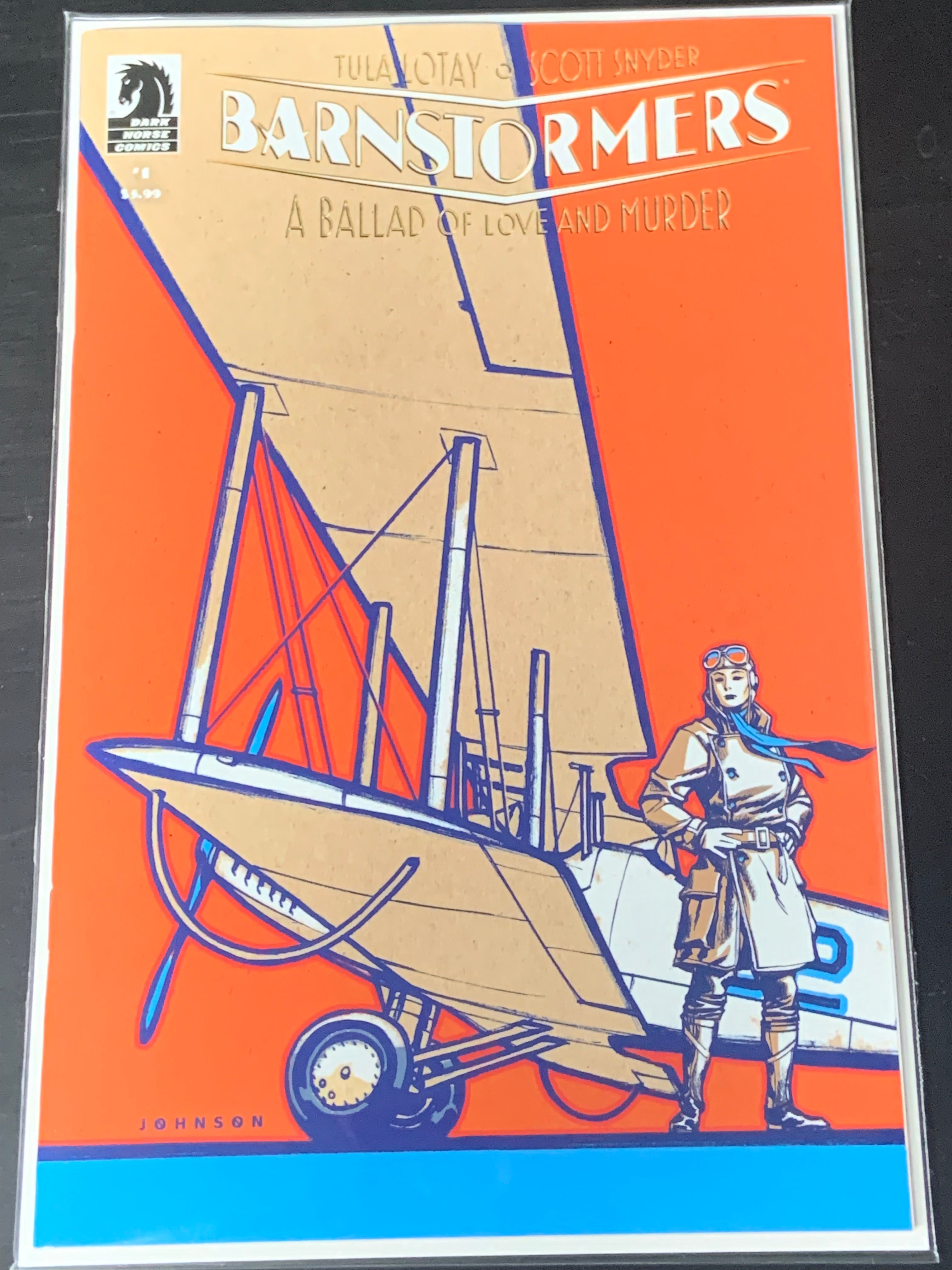 Barnstormers 1 Dark Horse 2023 Dave Johnson Cover B