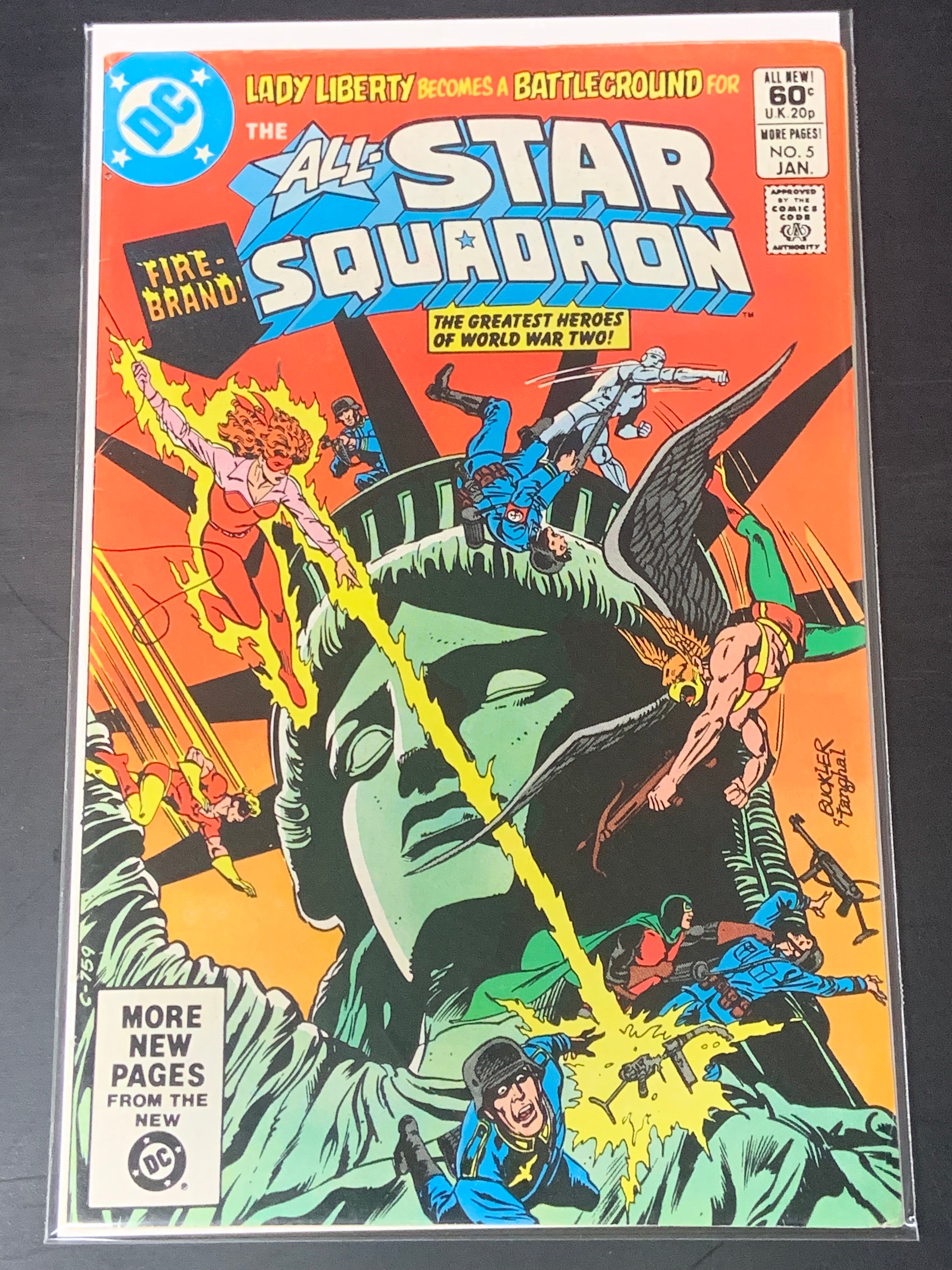 All-Star Squadron 5 DC 1982 1st App of the 2nd Firebrand