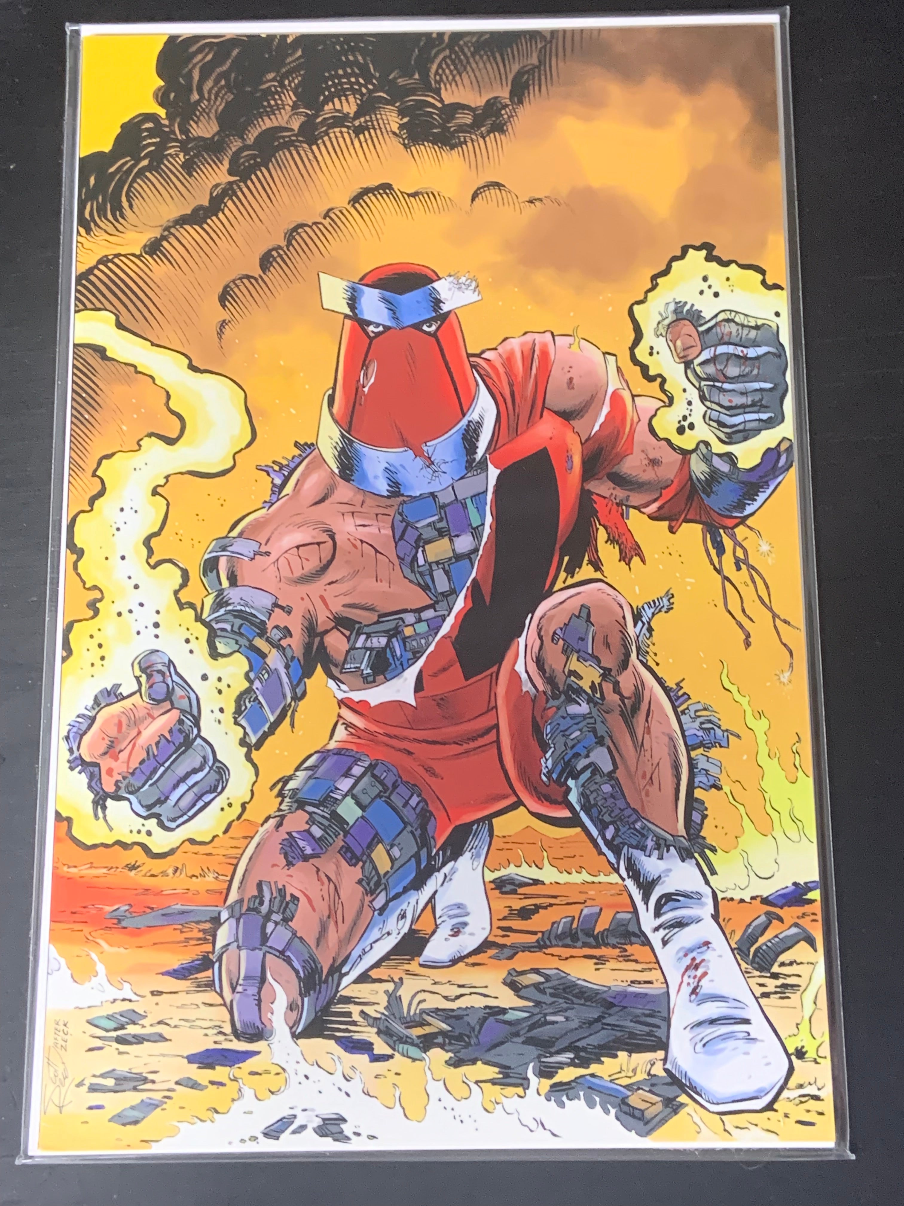 Saga Of A Doomed Universe #1Cover G Scott Reed Full Art Virgin Variant