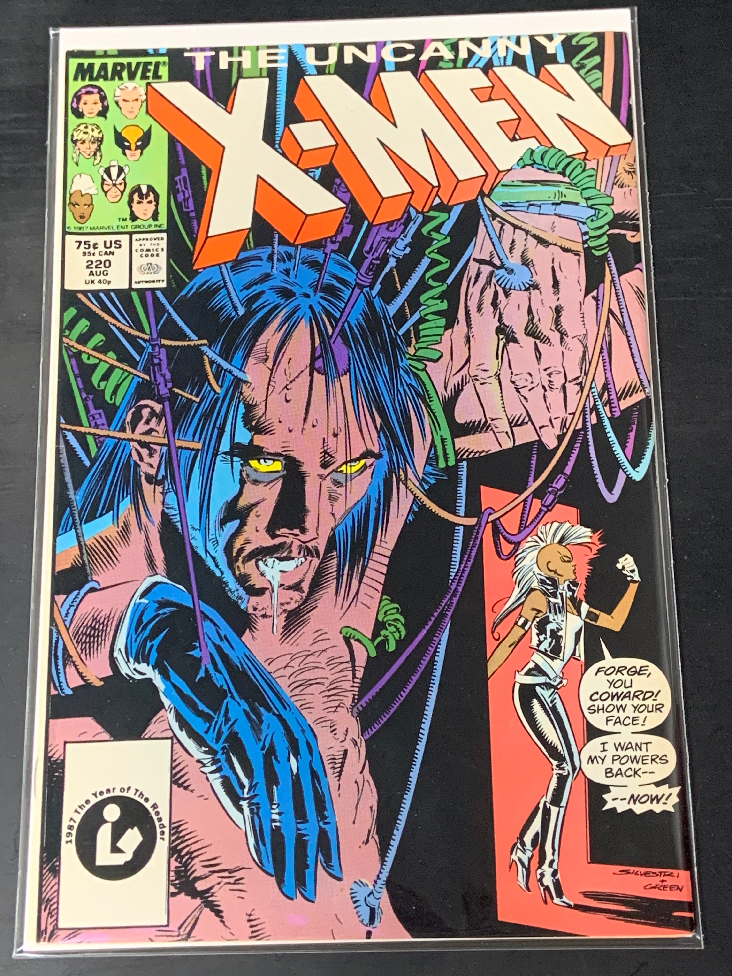 The Uncanny X-Men 220 Marvel Comics 1987