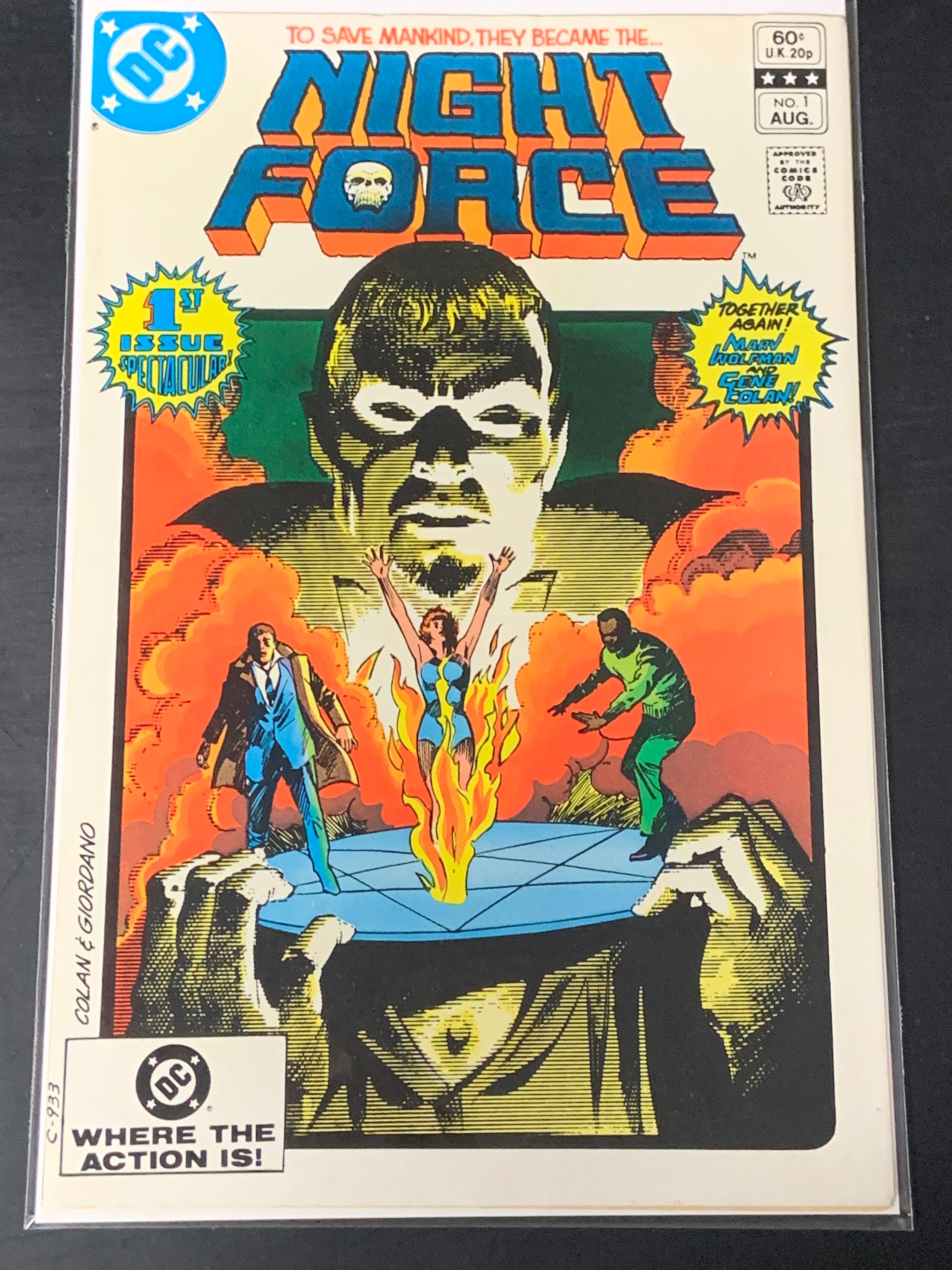 Night Force 1 DC 1982 1st Issue Spectacular