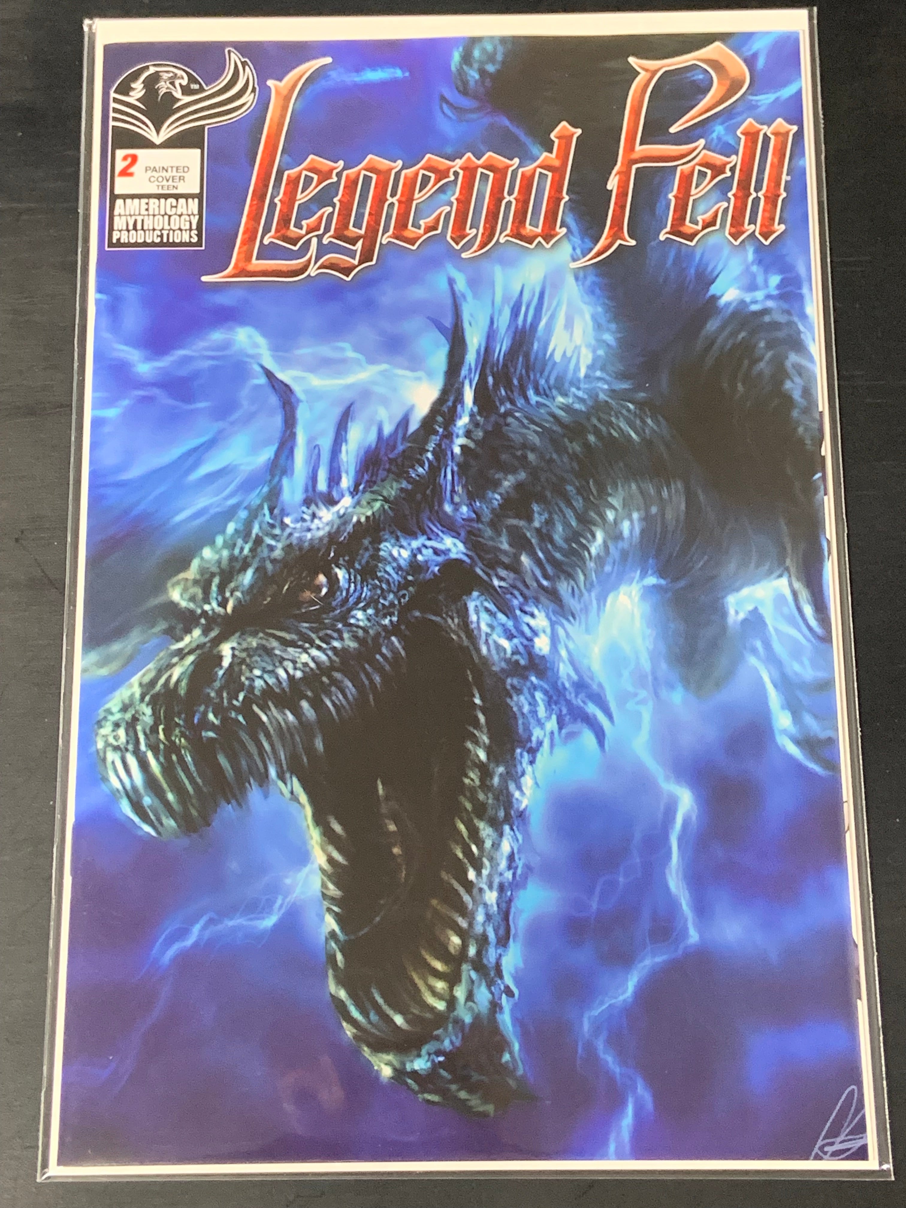 Legend Fell 2 American Mythology Productions Painted Variant Cover
