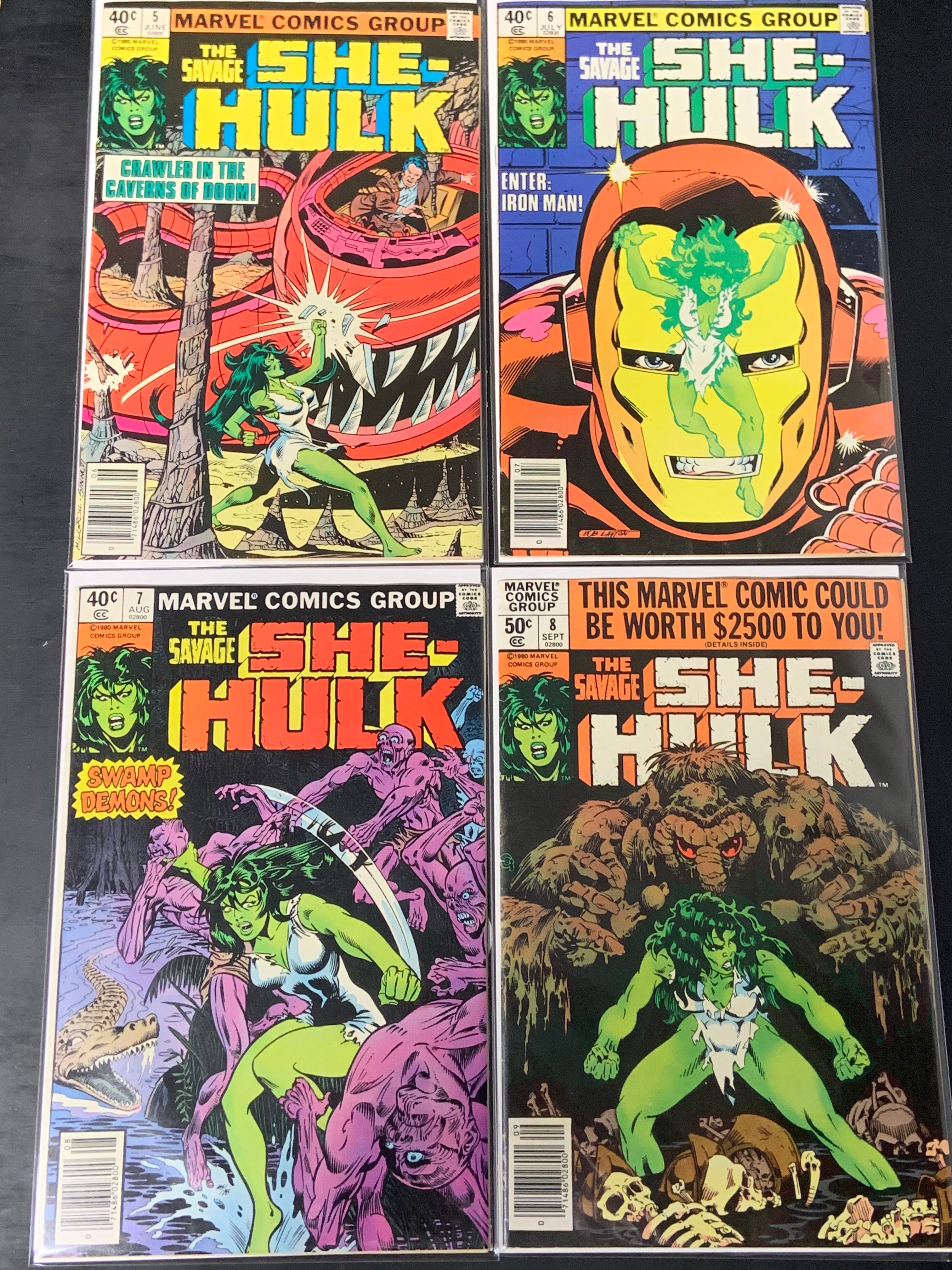 Savage She-Hulk 1-10 Marvel 1980 Set of 10, 1st App of She-Hulk & More