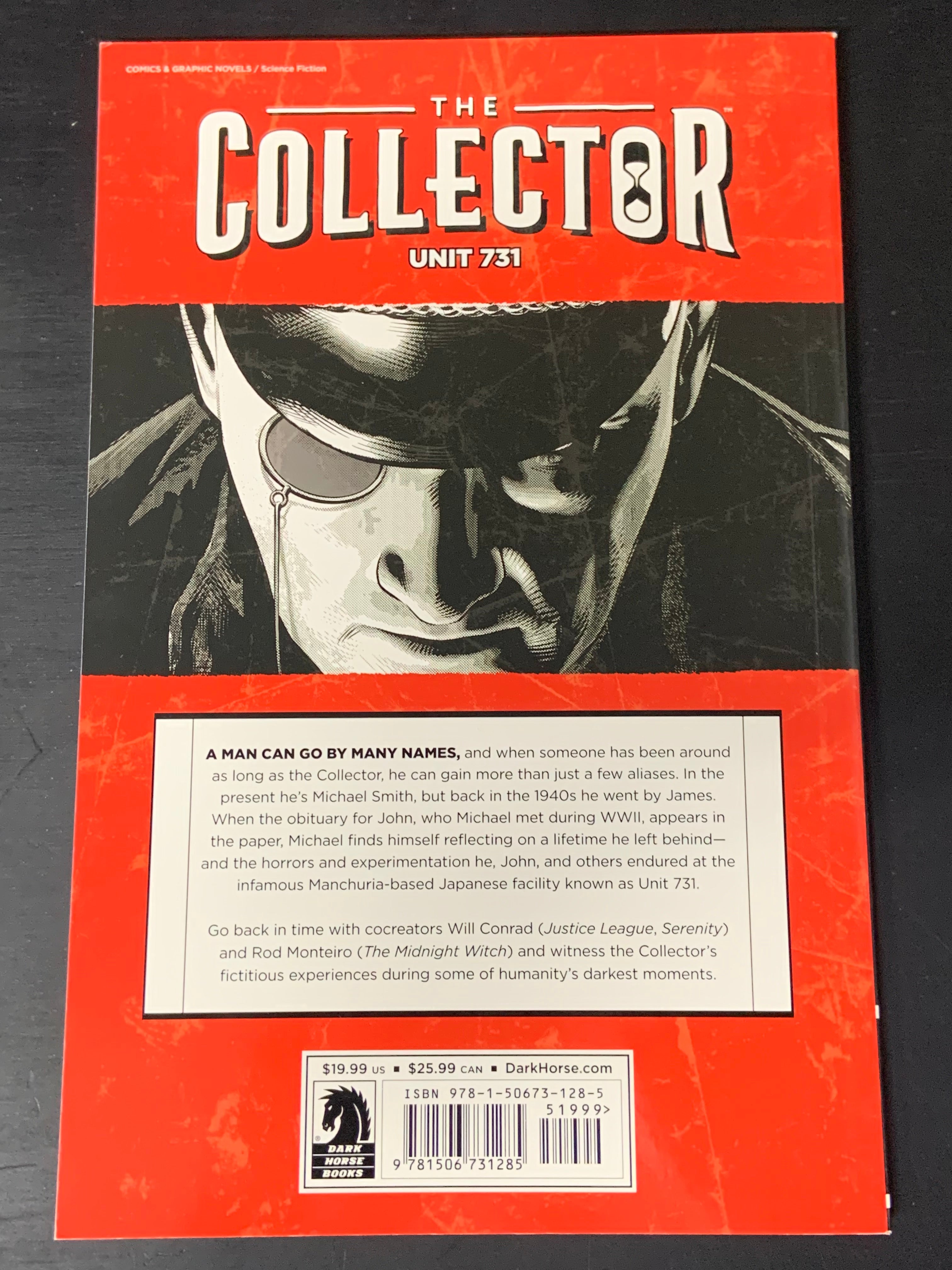 The Collector Unit 731 Dark Horse Comics Trade Paperback