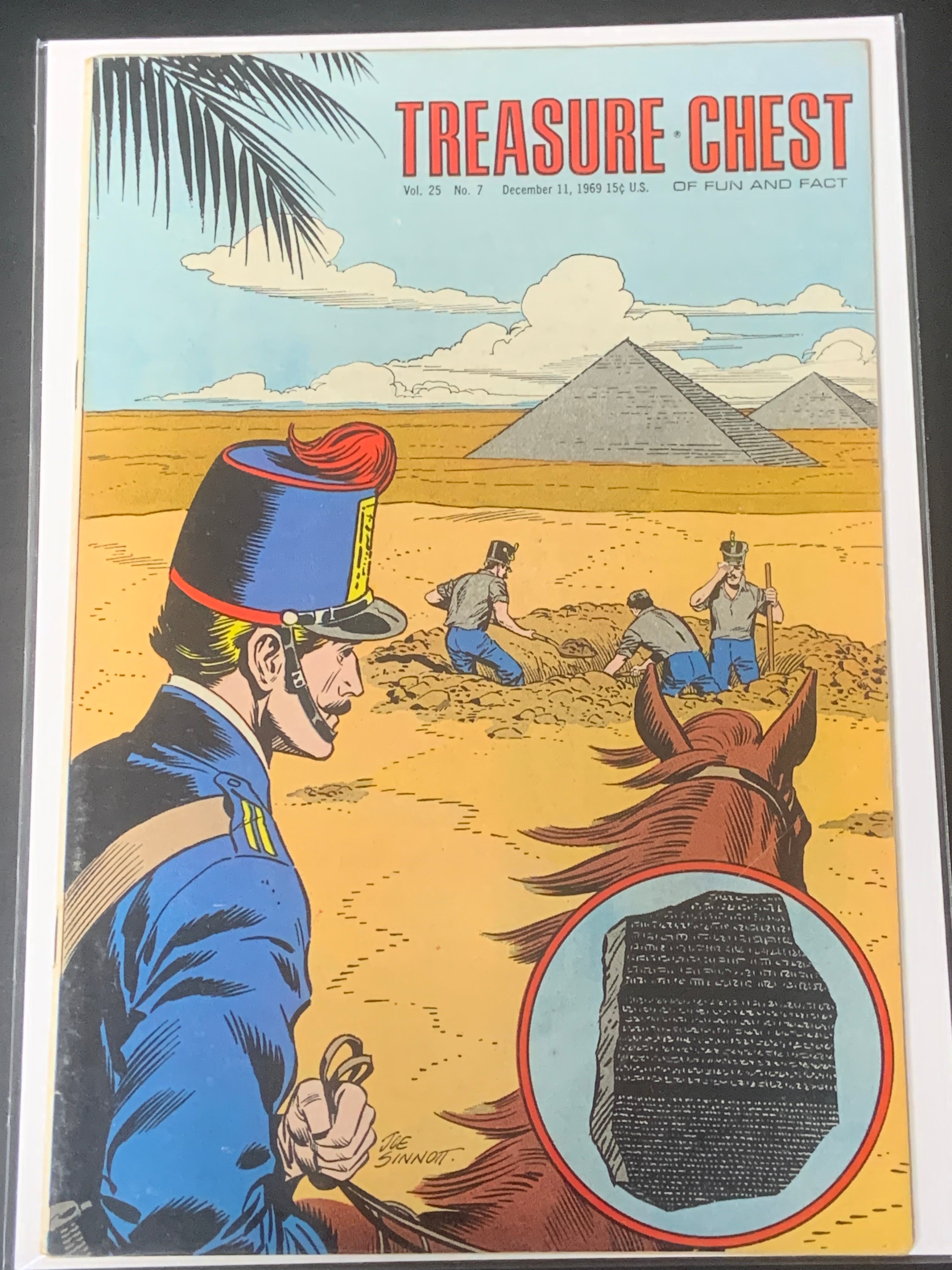 Treasure Chest of Fun and Fact 7 December 1969 Silver Age Rosetta Stone