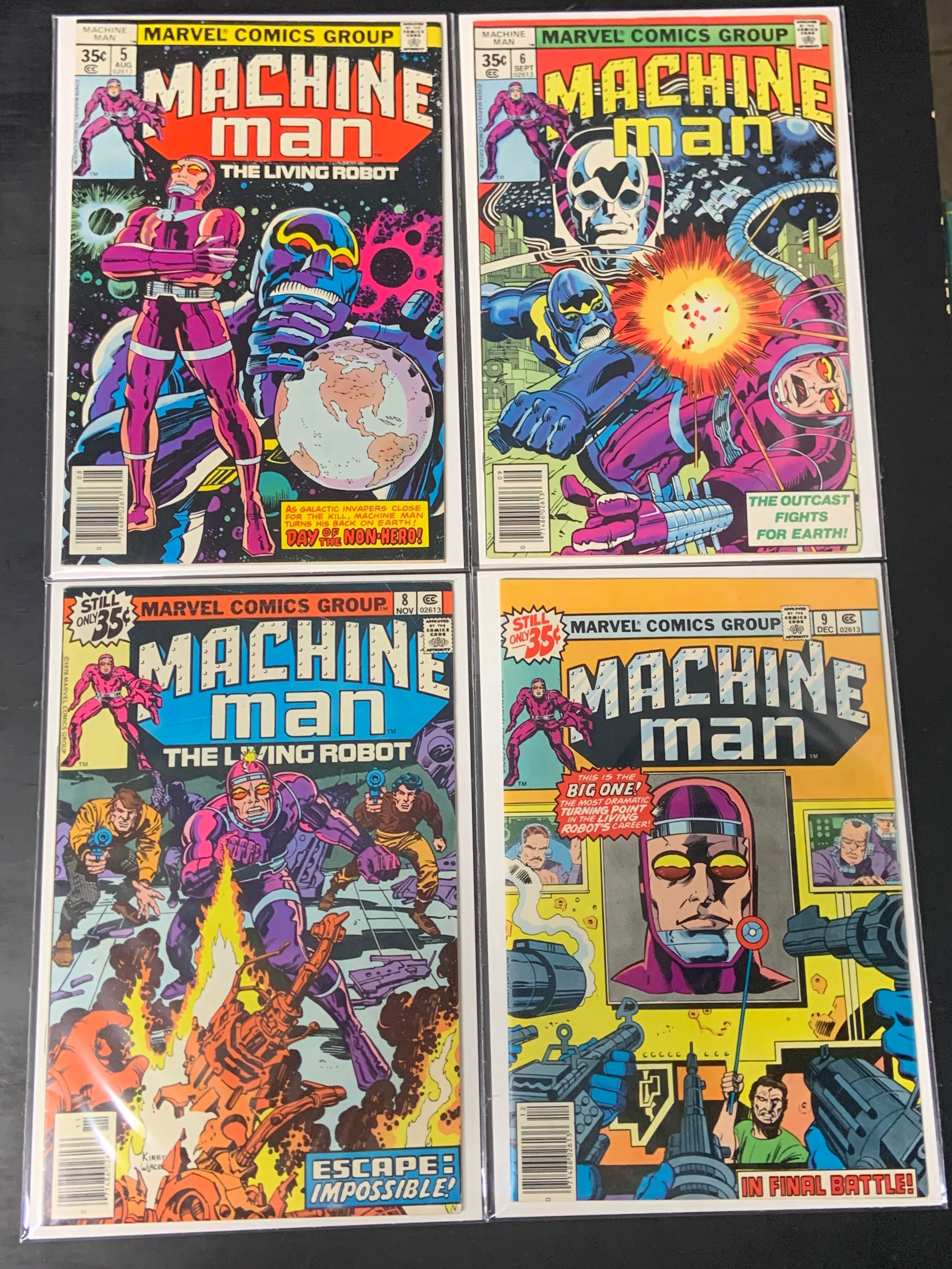 Machine Man Set Marvel 1978 1st Machine Man, 16 book set