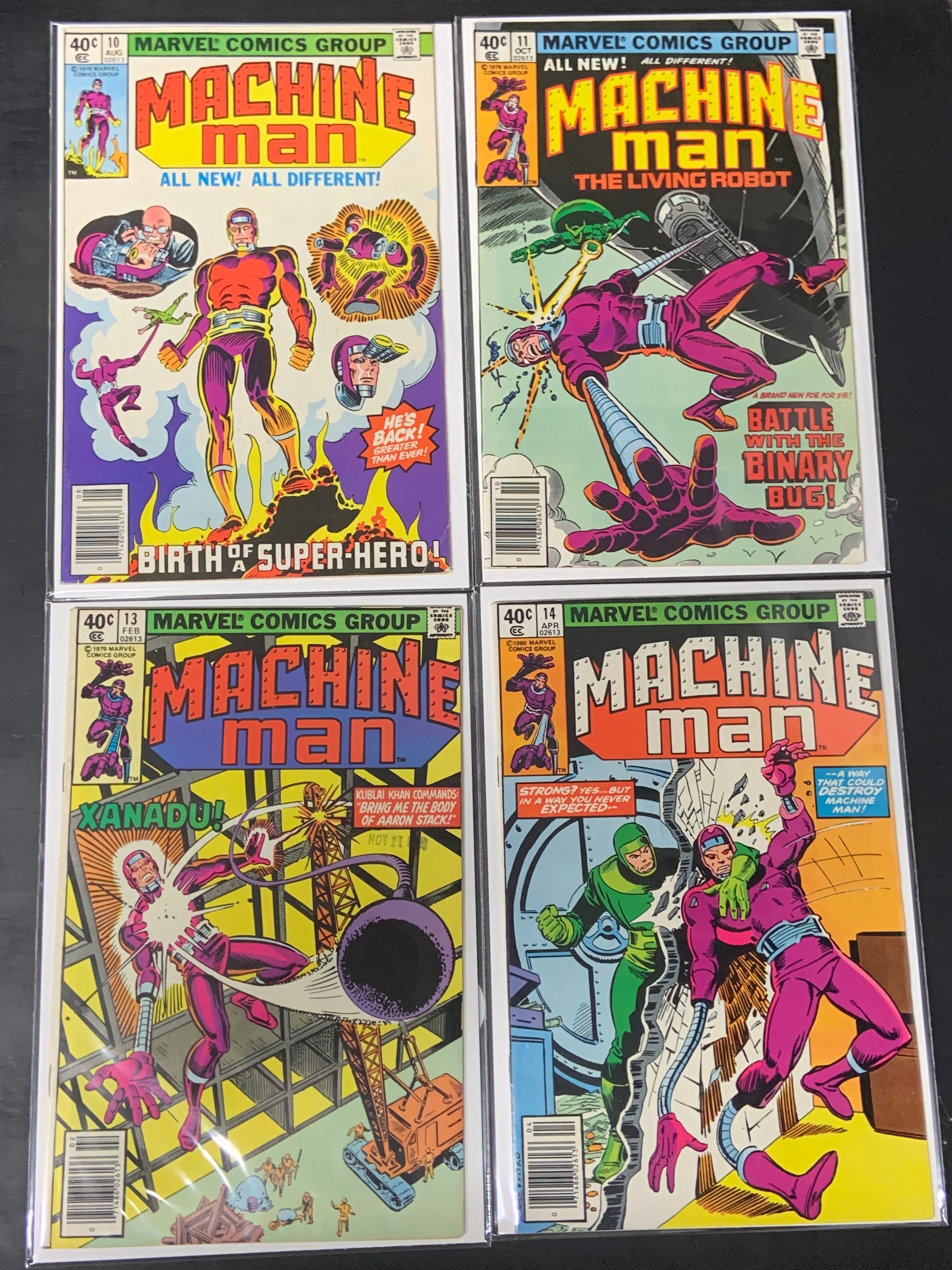 Machine Man Set Marvel 1978 1st Machine Man, 16 book set