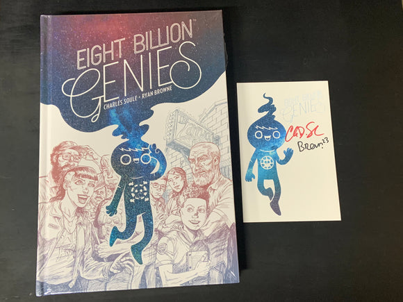 Eight Billion Genies Deluxe Hardcover Edition Image 2023 Double Signed