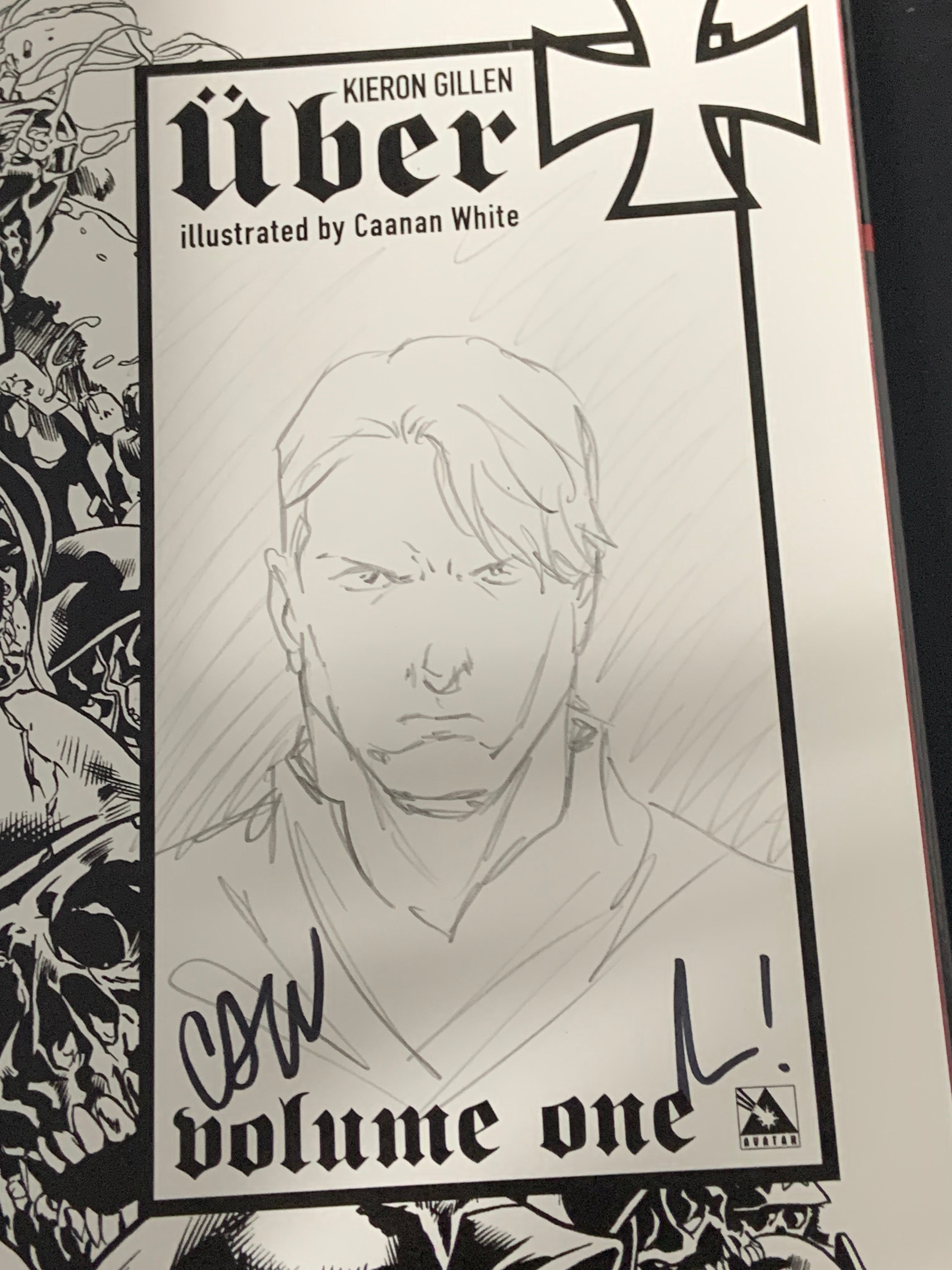Uber Volume 1 Avatar Enhanced Hardcover Double Signed & Remarqued Edition