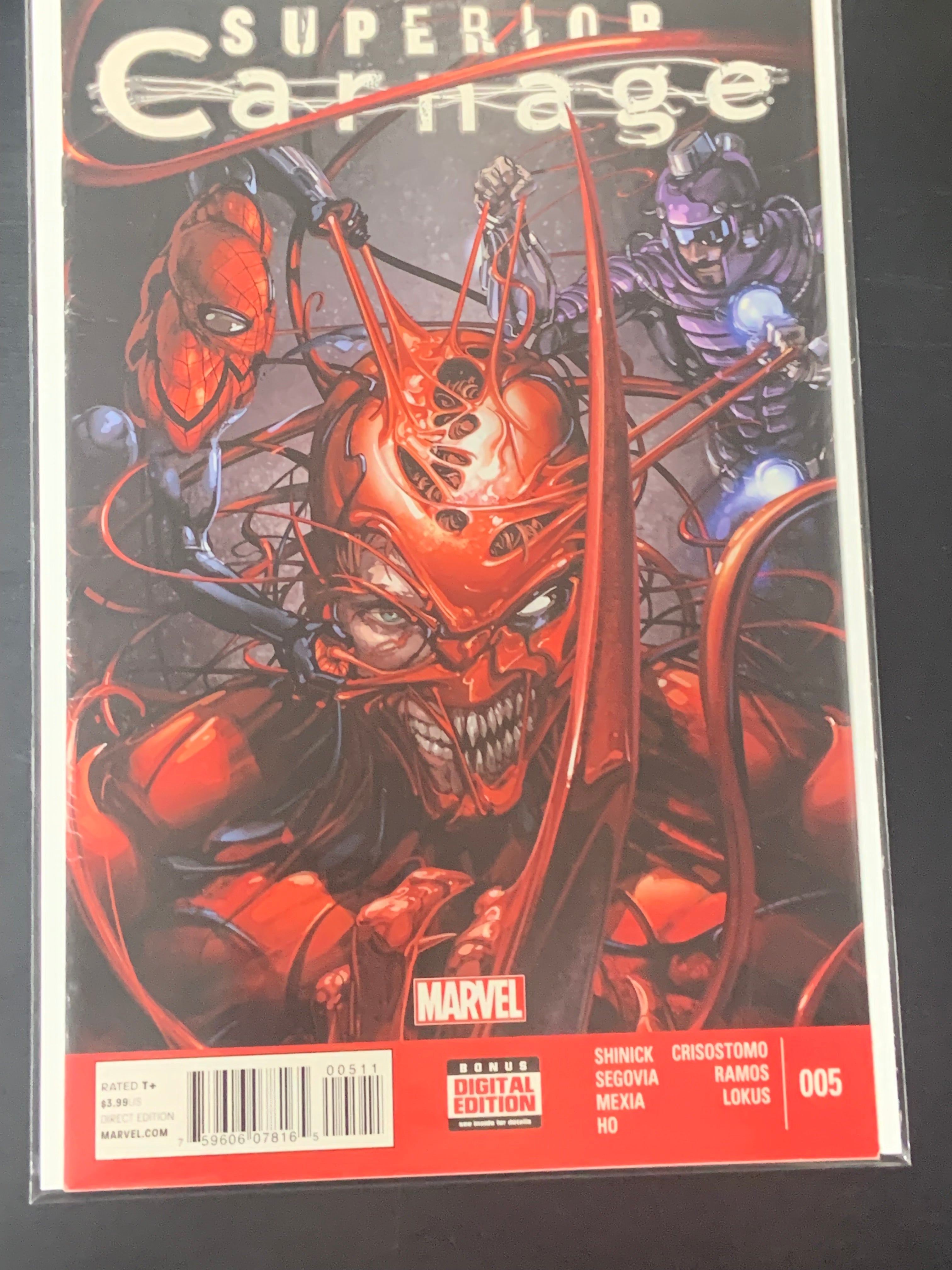 Superior Carnage 1-5 Marvel 2013 Clayton Crain Covers, Set of 5